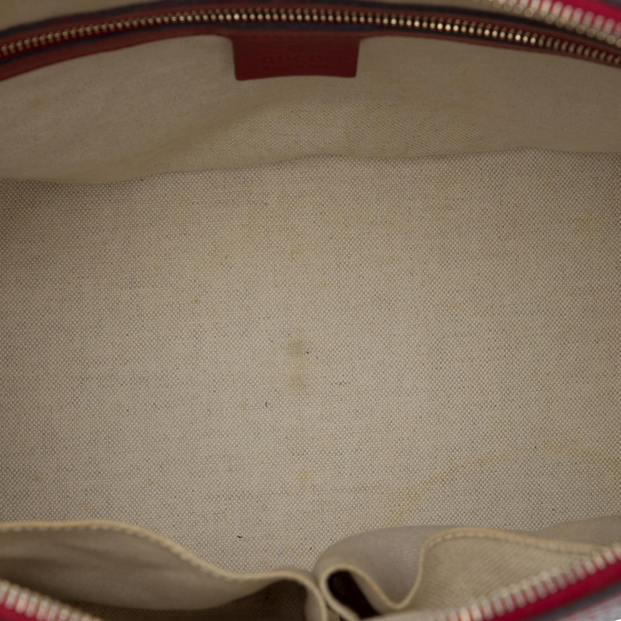 Gucci Large Microguccissima Patent Nice Dome Satchel