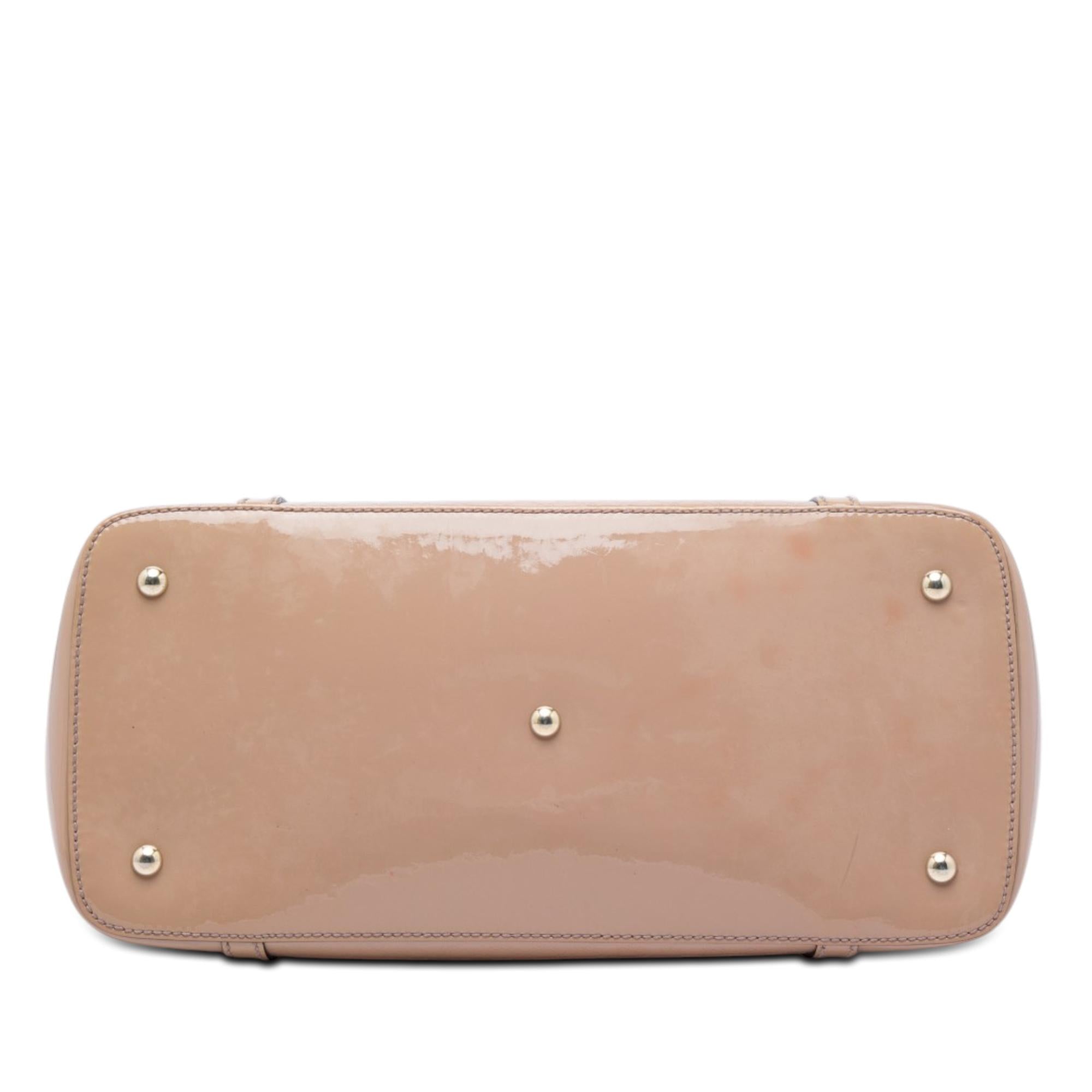 Gucci Large Microguccissima Patent Nice Dome Satchel