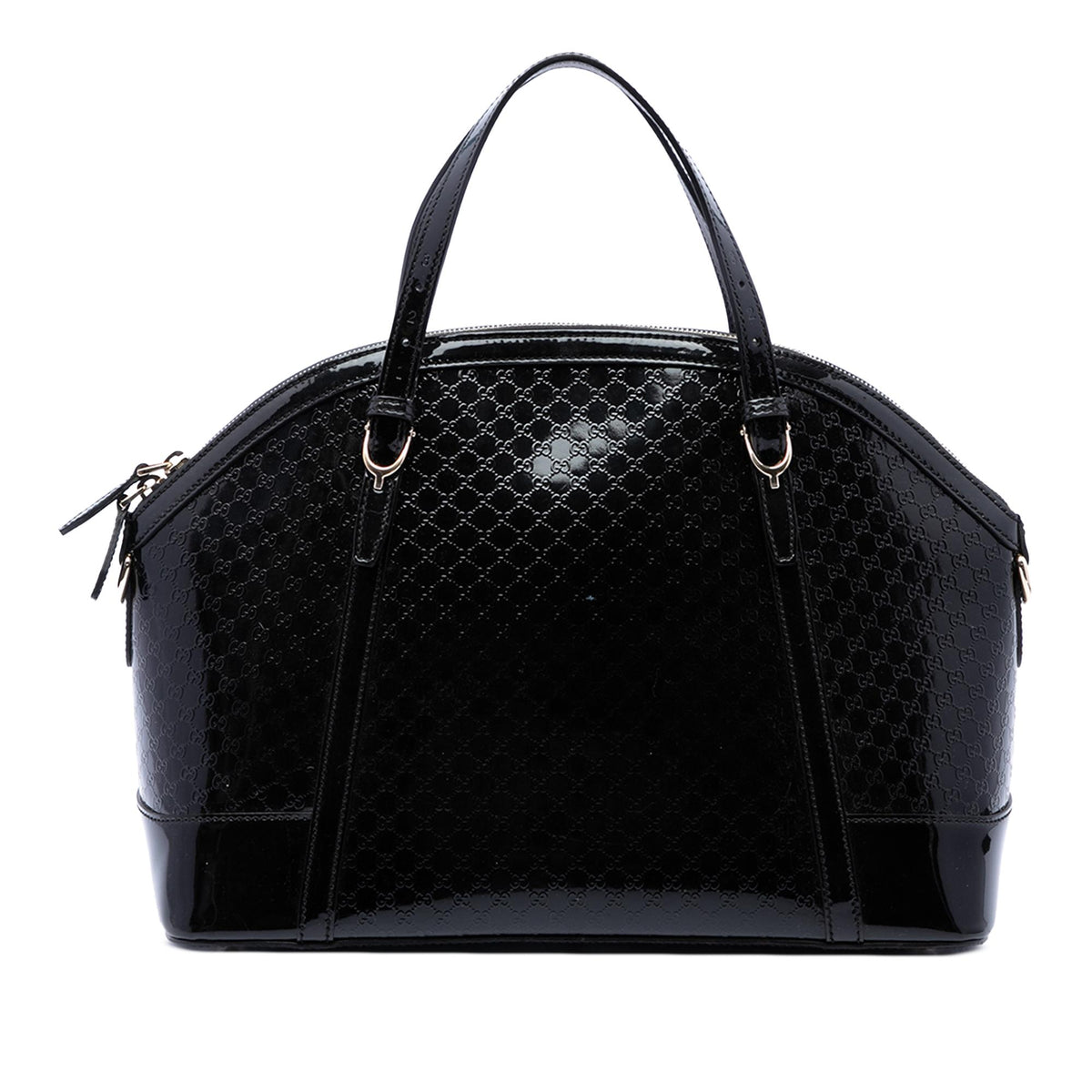 Gucci Large Microguccissima Patent Nice Dome Satchel