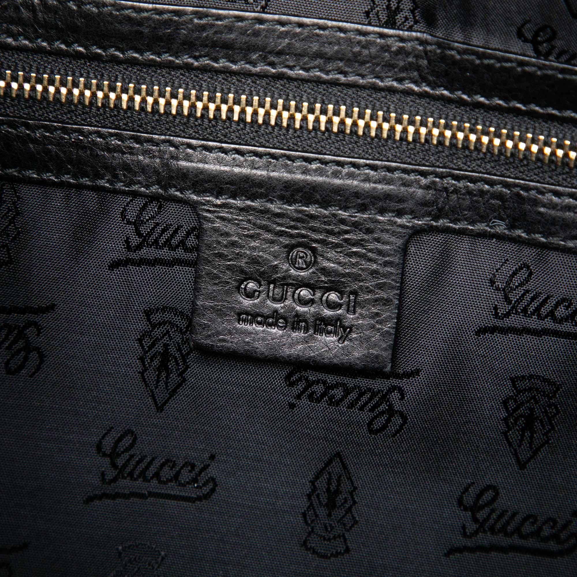 Gucci Large Patent Hysteria Satchel