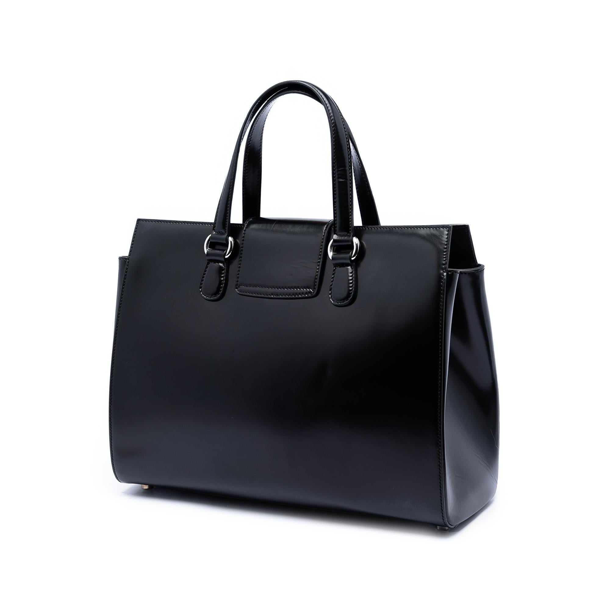 Gucci Large Smooth Calfskin Lady Lock Handbag