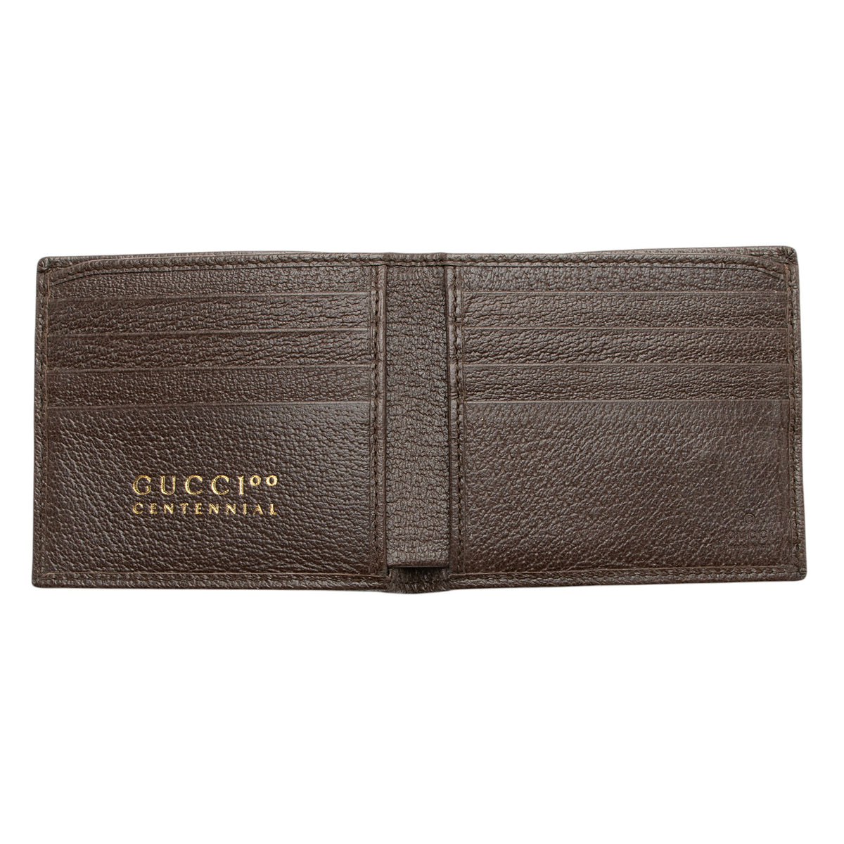 Gucci Leather 100th Anniversary Bifold Wallet