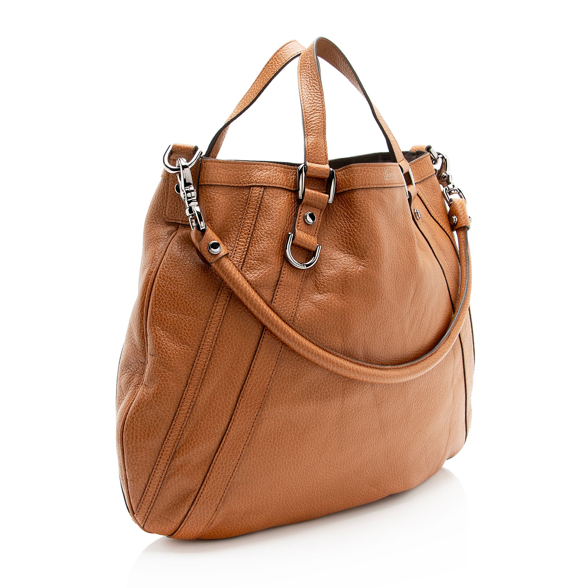 Gucci Leather Abbey Convertible Tote