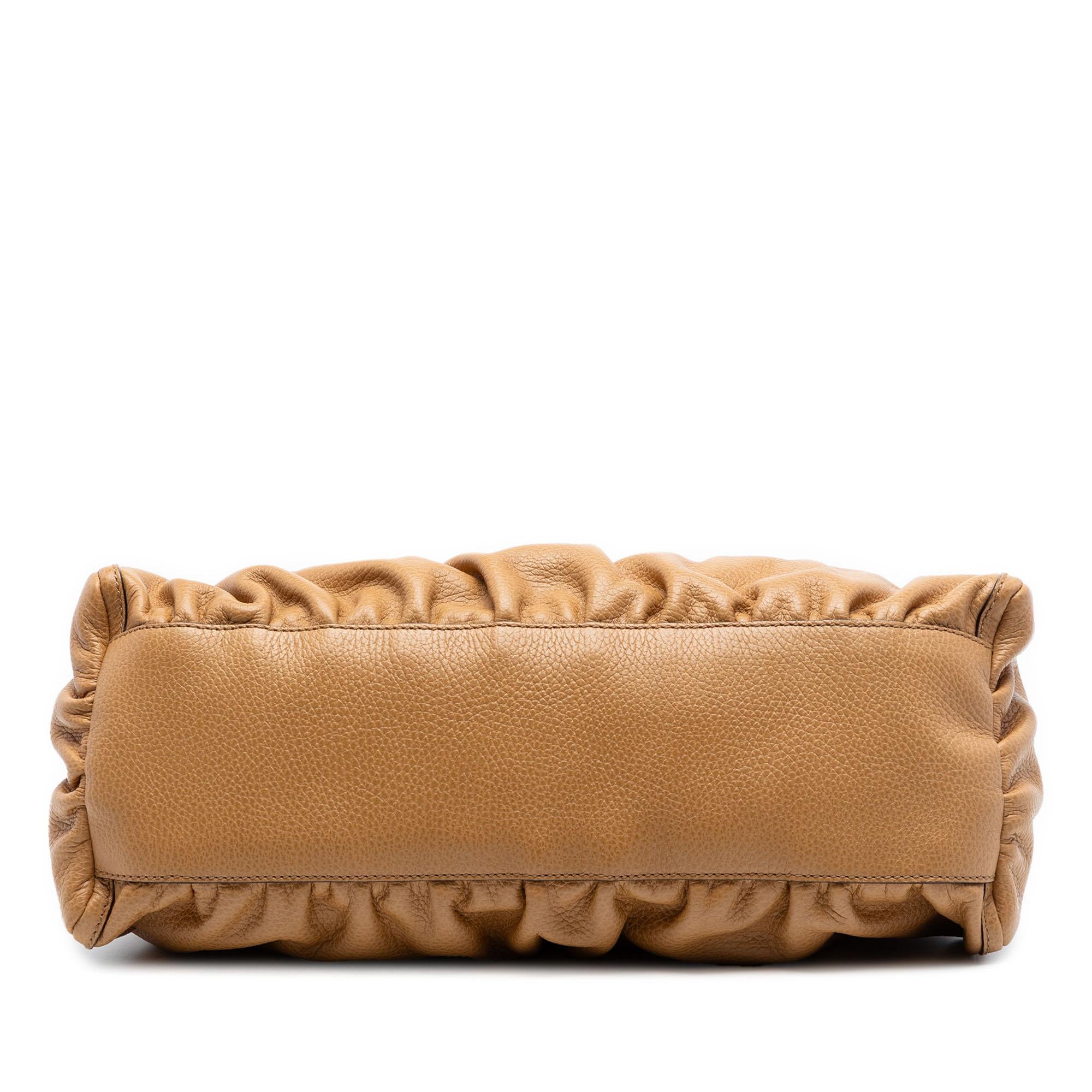 Gucci Leather Abbey D Ring Shoulder Bag