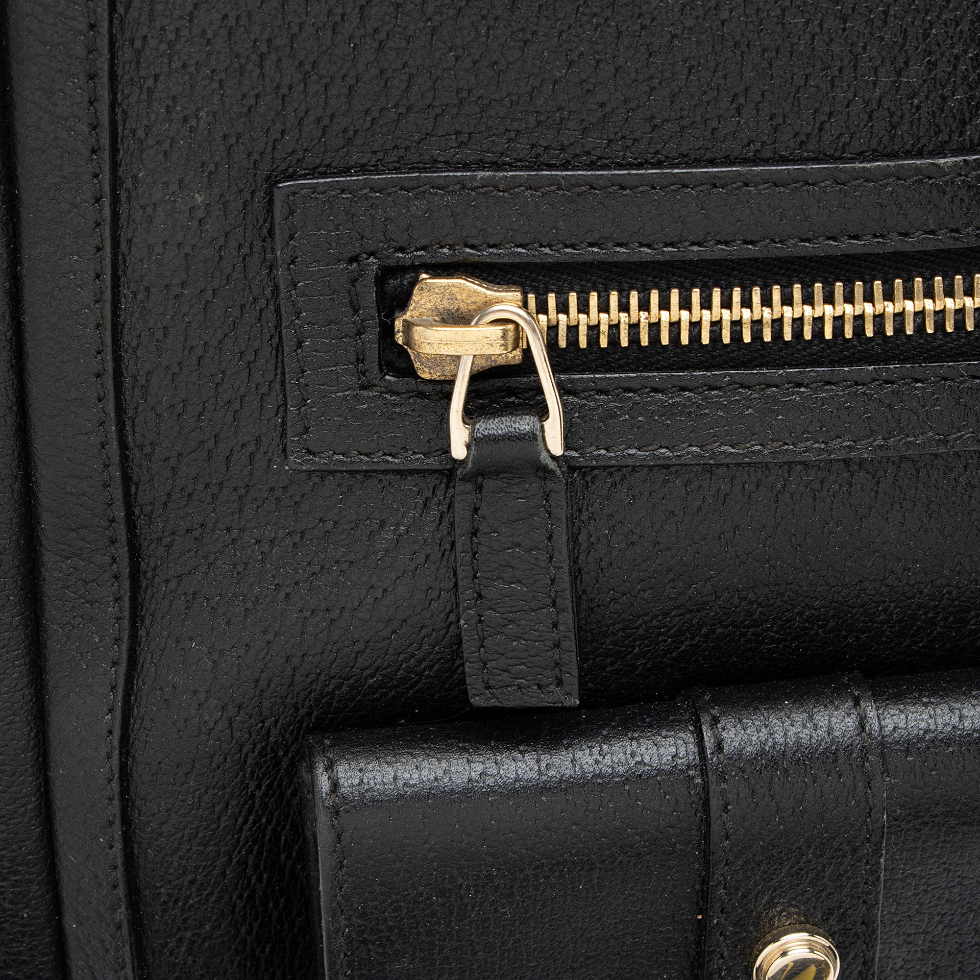 Gucci Leather Abbey Pocket Tote