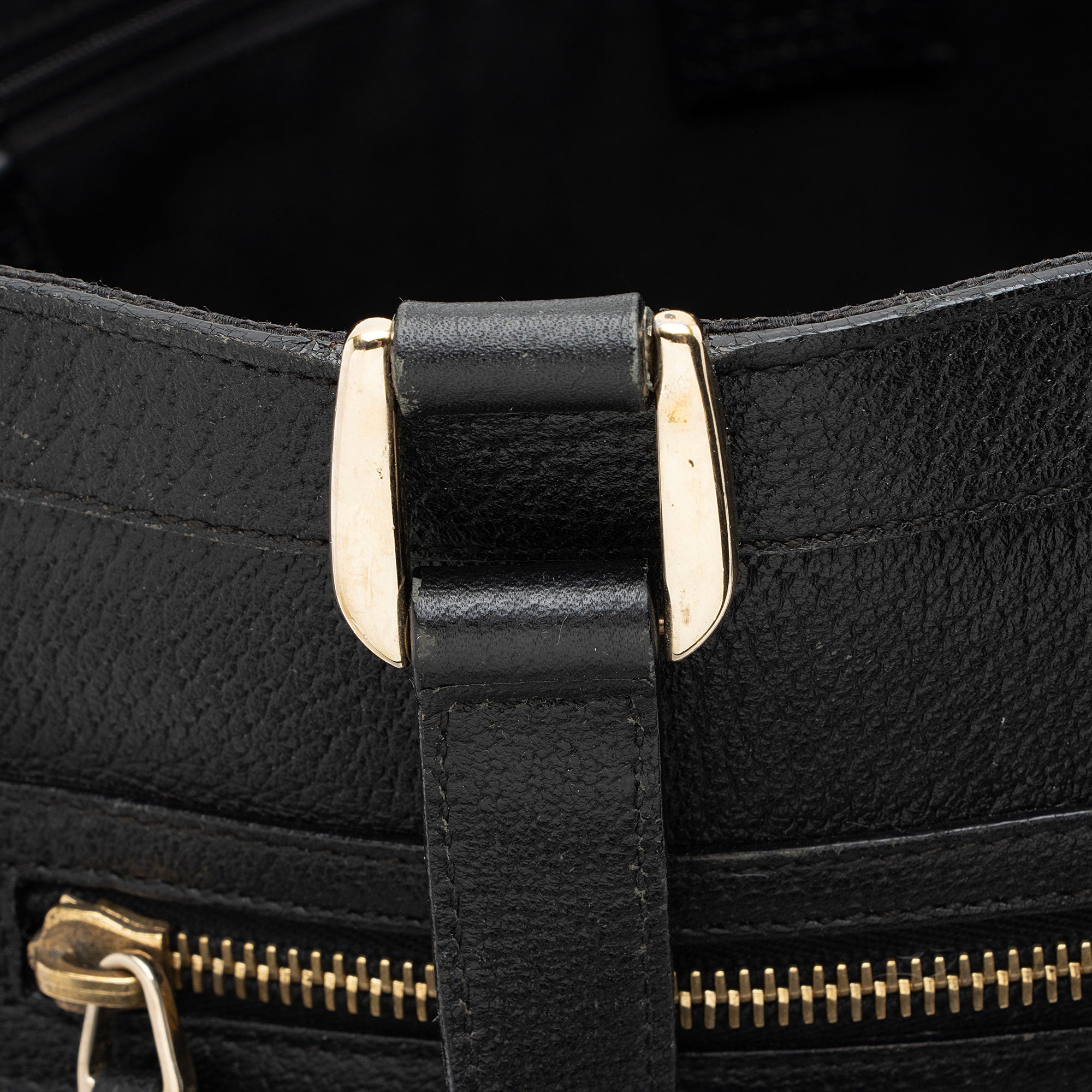 Gucci Leather Abbey Pocket Tote