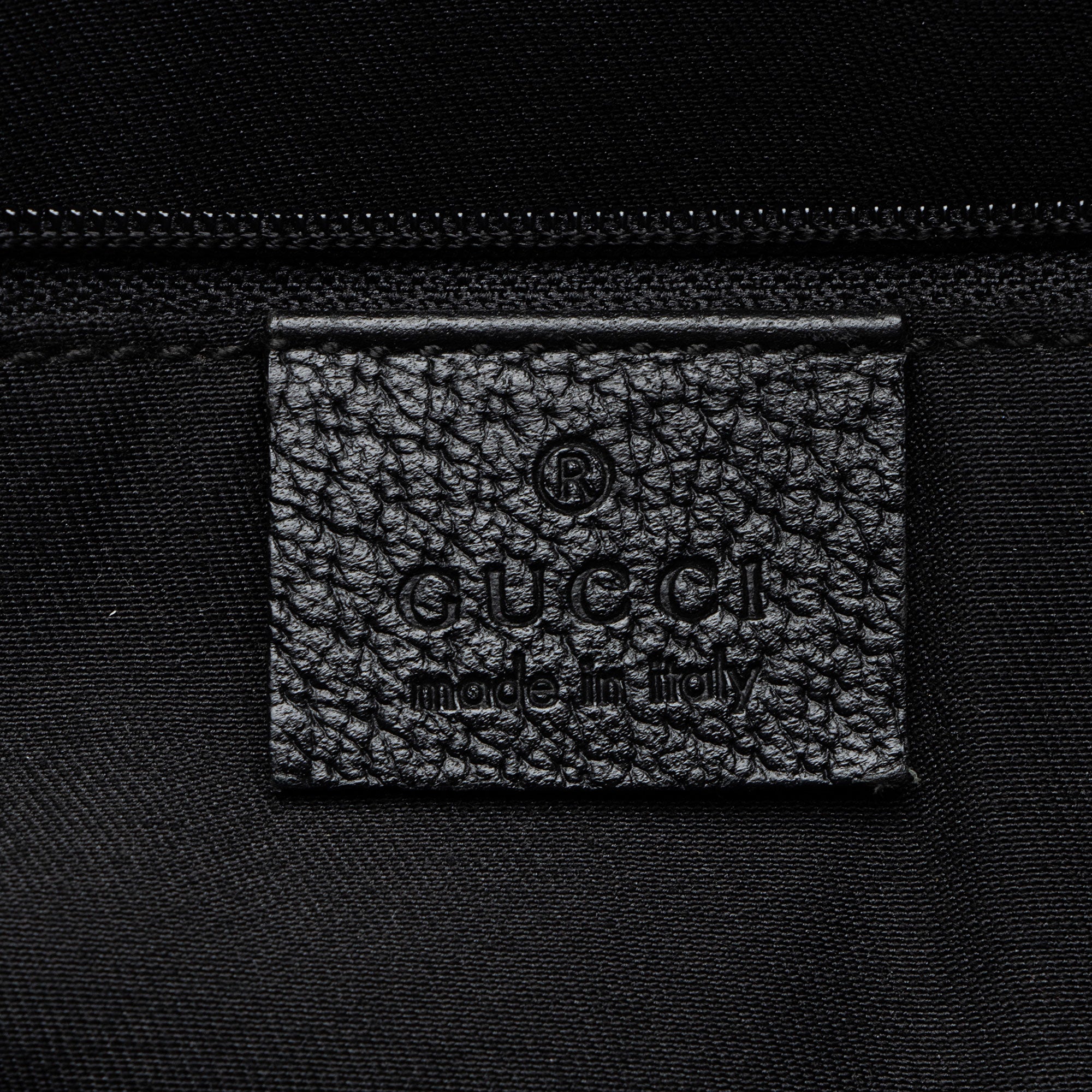 Gucci Leather Abbey Pocket Tote