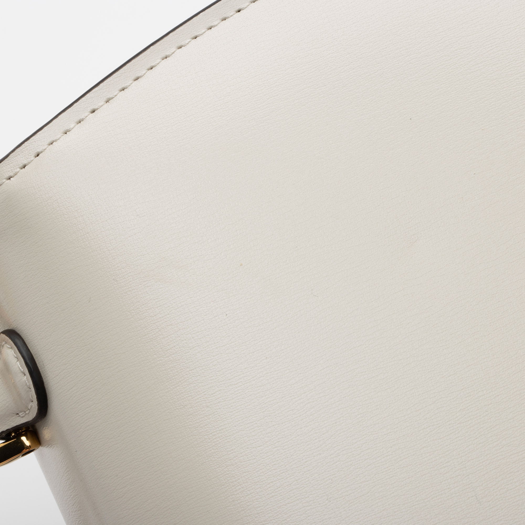 Gucci Leather Bamboo 1947 Small Top Handle Bag (SHF-twXIoA)