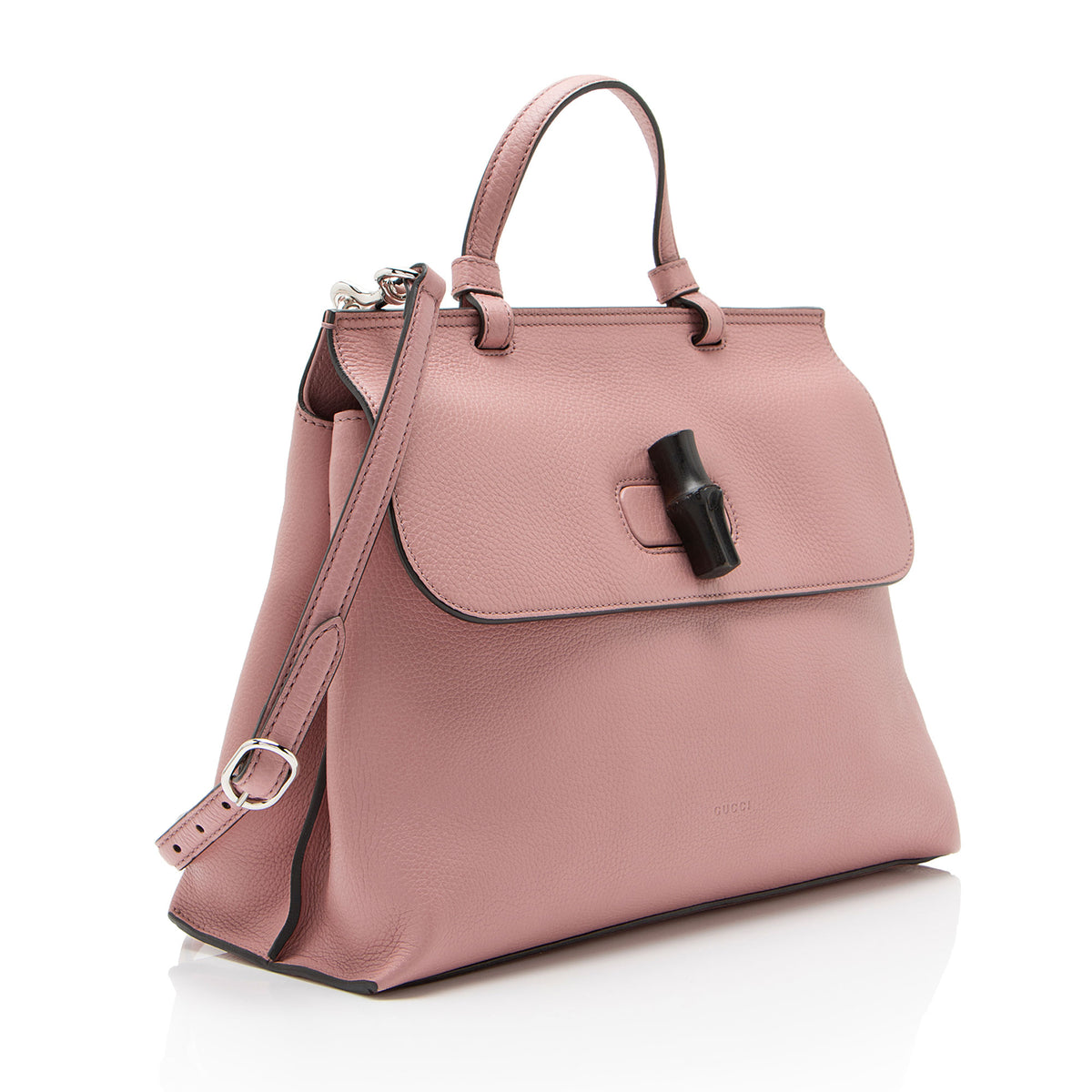 Gucci Leather Bamboo Daily Medium Top Handle