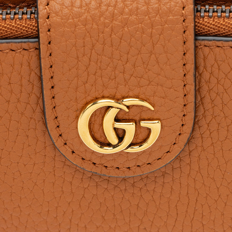 Gucci Leather Bamboo GG Marmont Compact Wallet (SHF-rHKdCk)