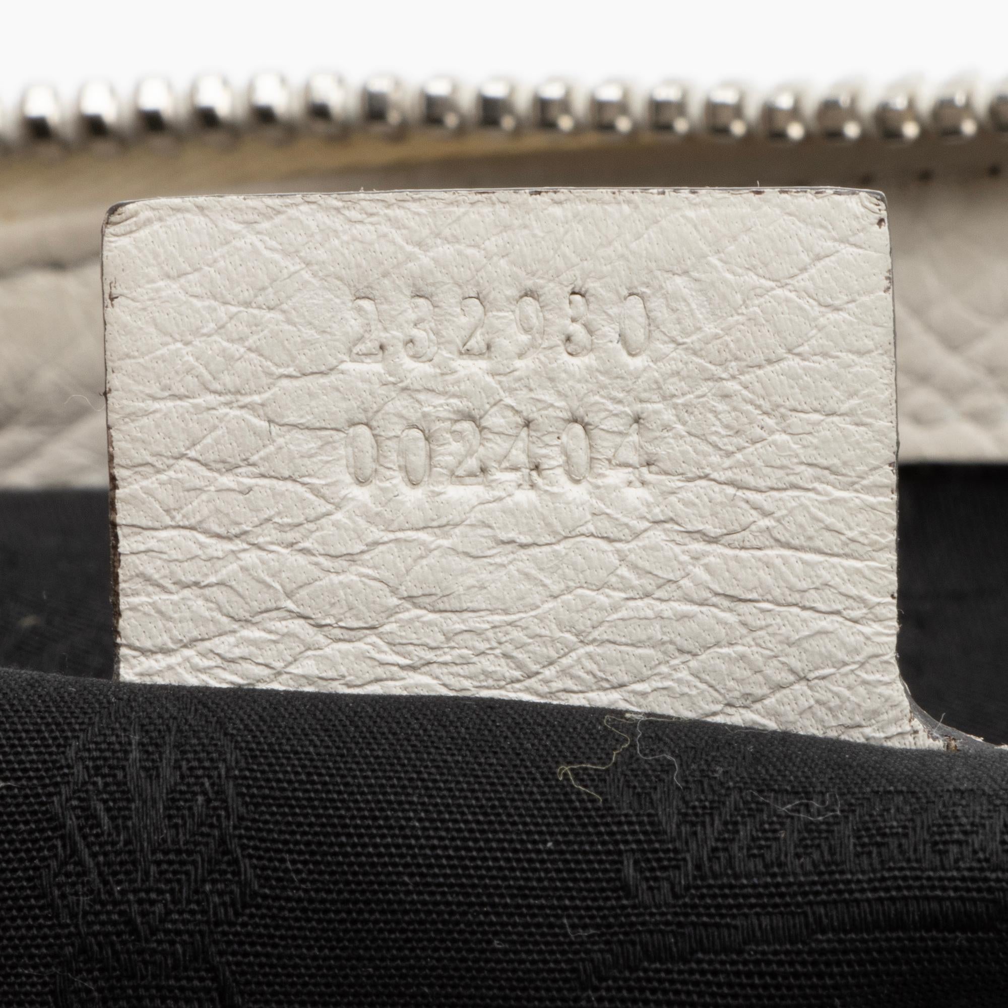 Gucci Leather Bamboo Jungle Medium Hobo (SHF-23393)