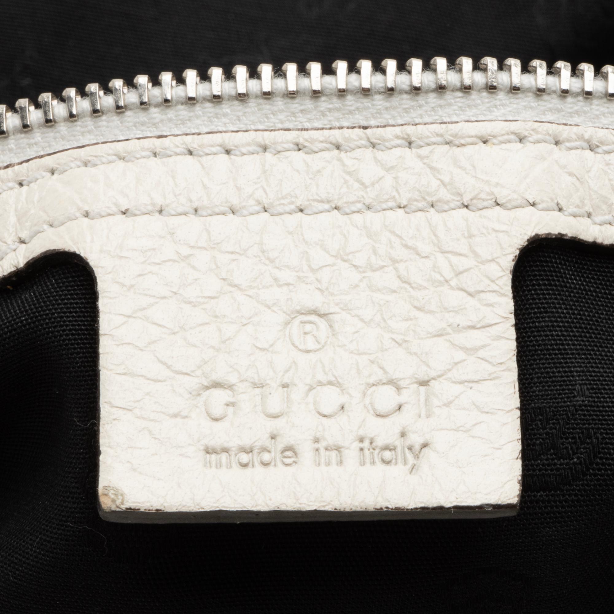 Gucci Leather Bamboo Jungle Medium Hobo (SHF-23393)