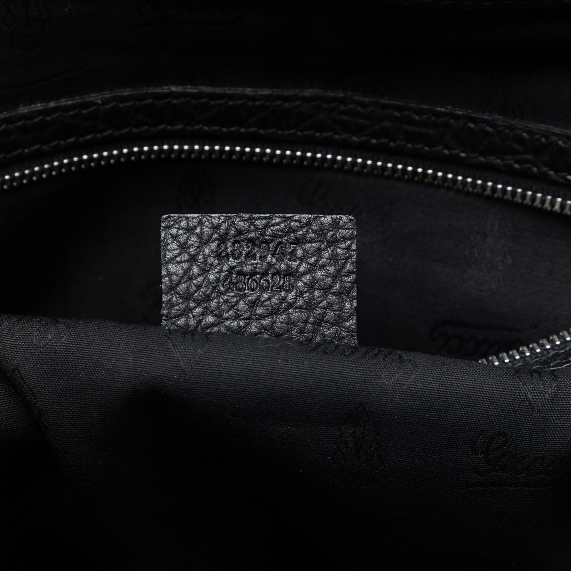 Gucci Leather Bamboo Libeccio Tote
