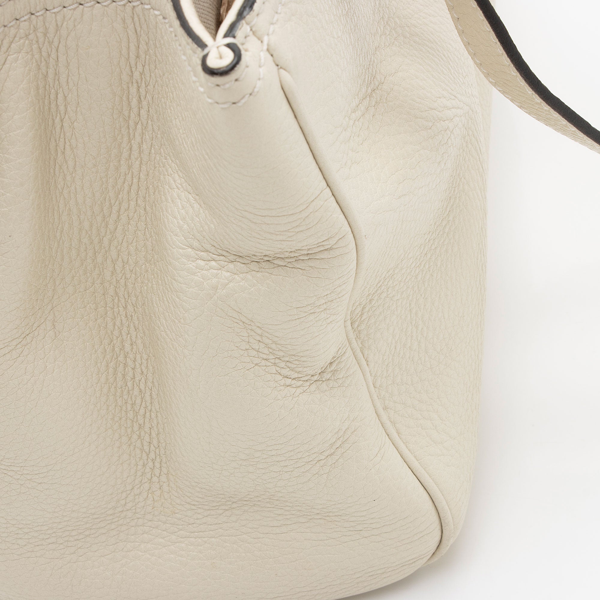 Gucci Leather Bamboo Medium Shopper Tote
