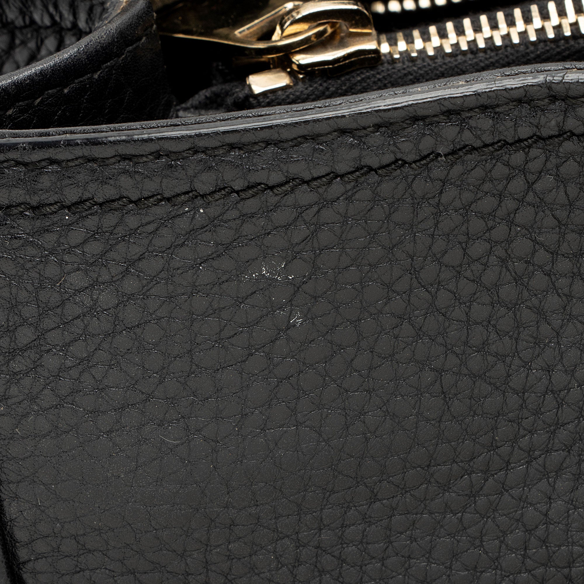Gucci Leather Bamboo Medium Shopper Tote
