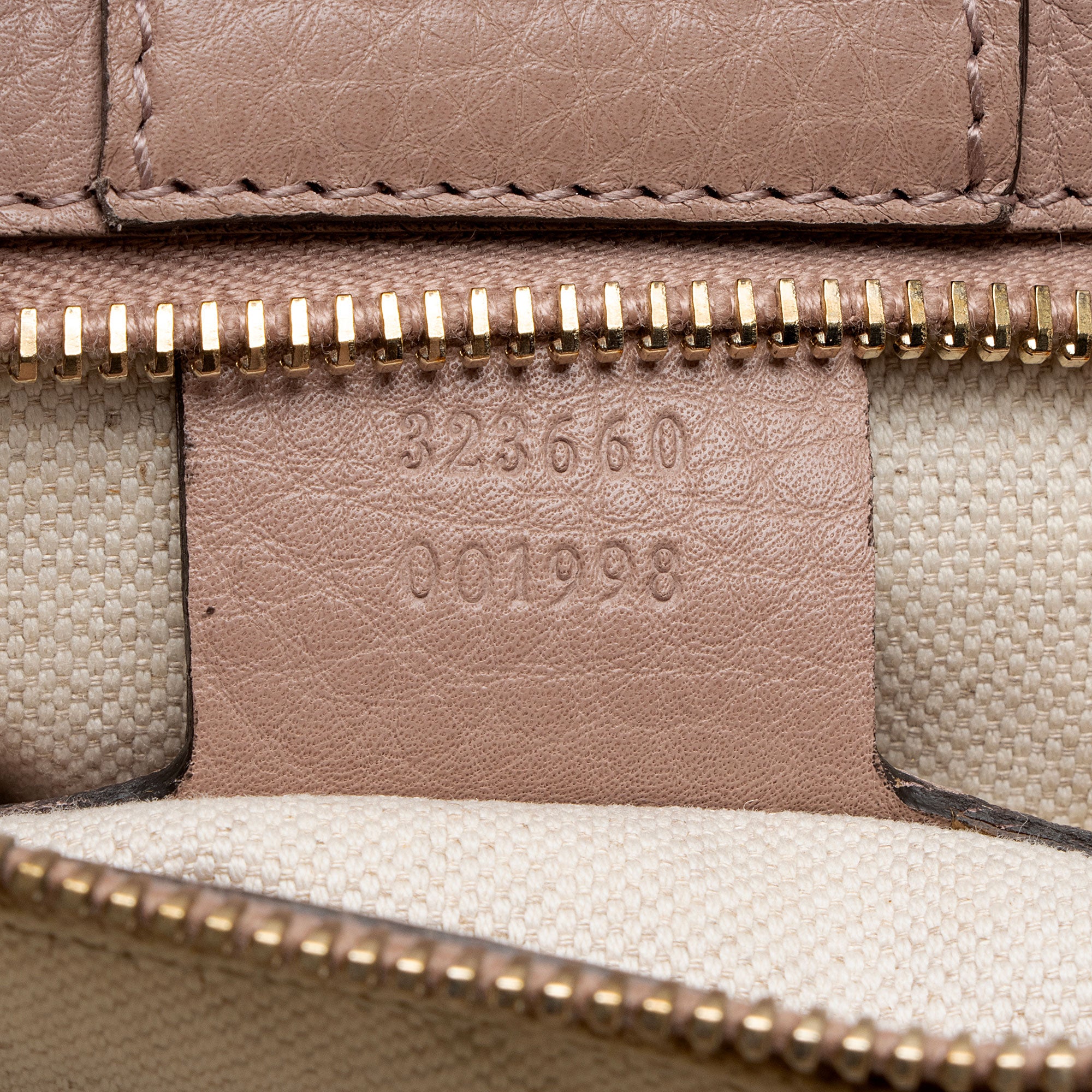Gucci Leather Bamboo Medium Shopper Tote