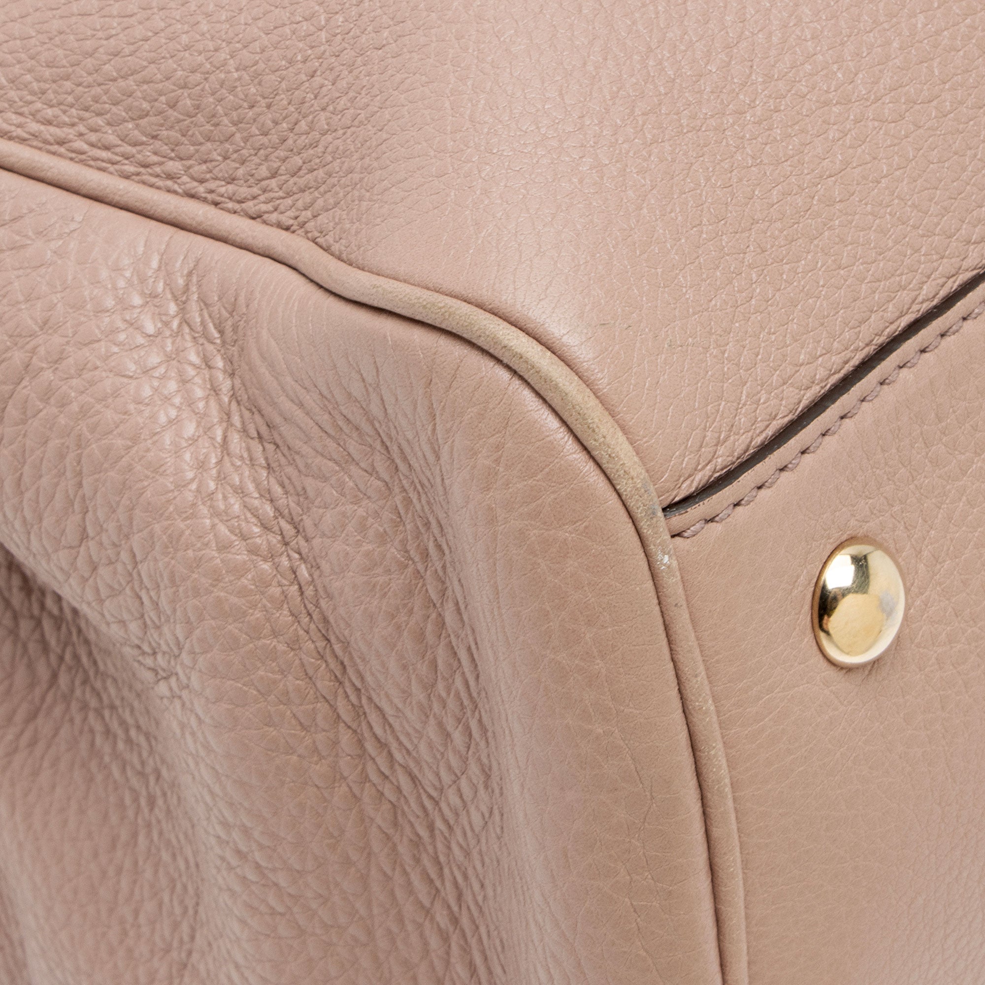 Gucci Leather Bamboo Medium Shopper Tote