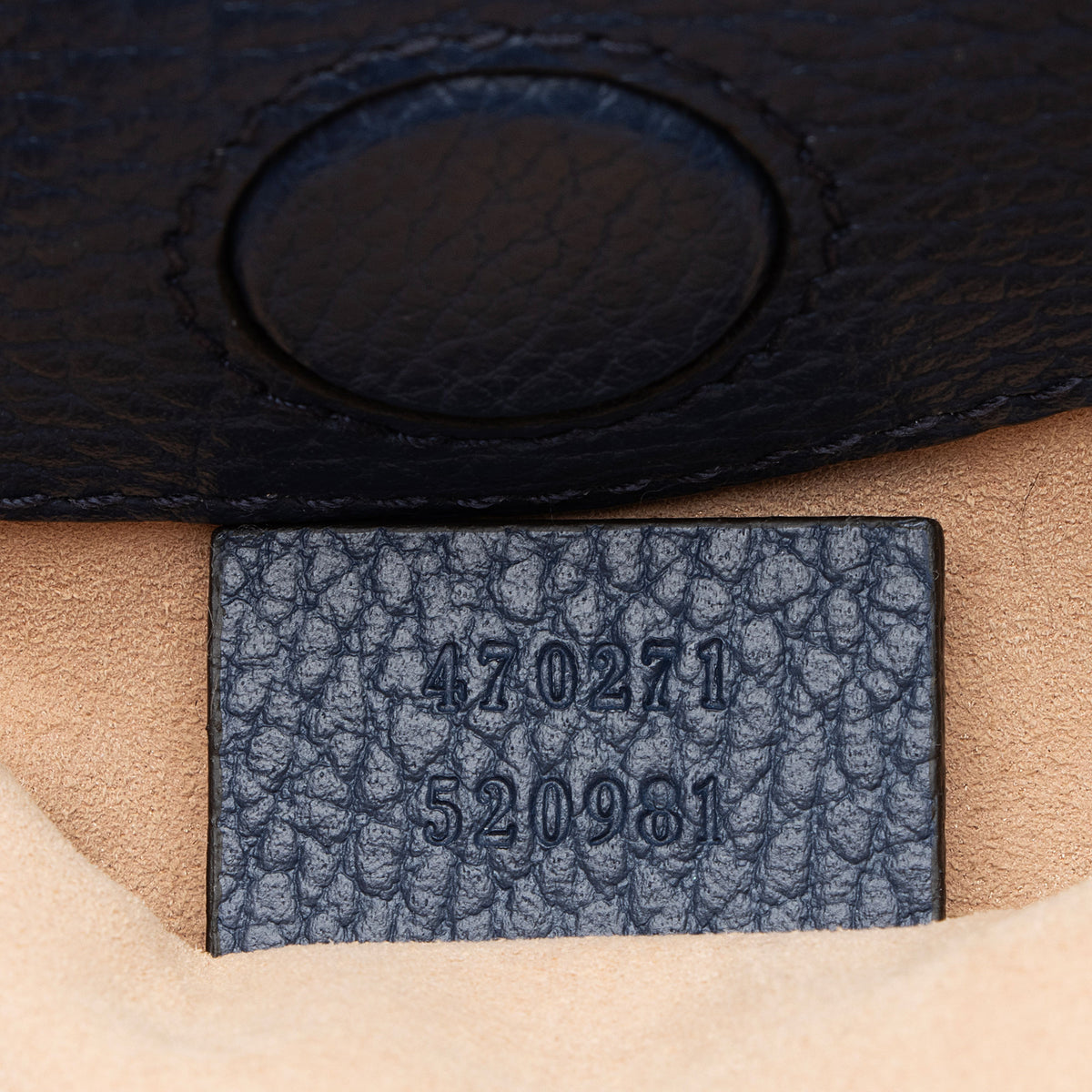 Gucci Leather Bamboo Nymphaea Small Top Handle