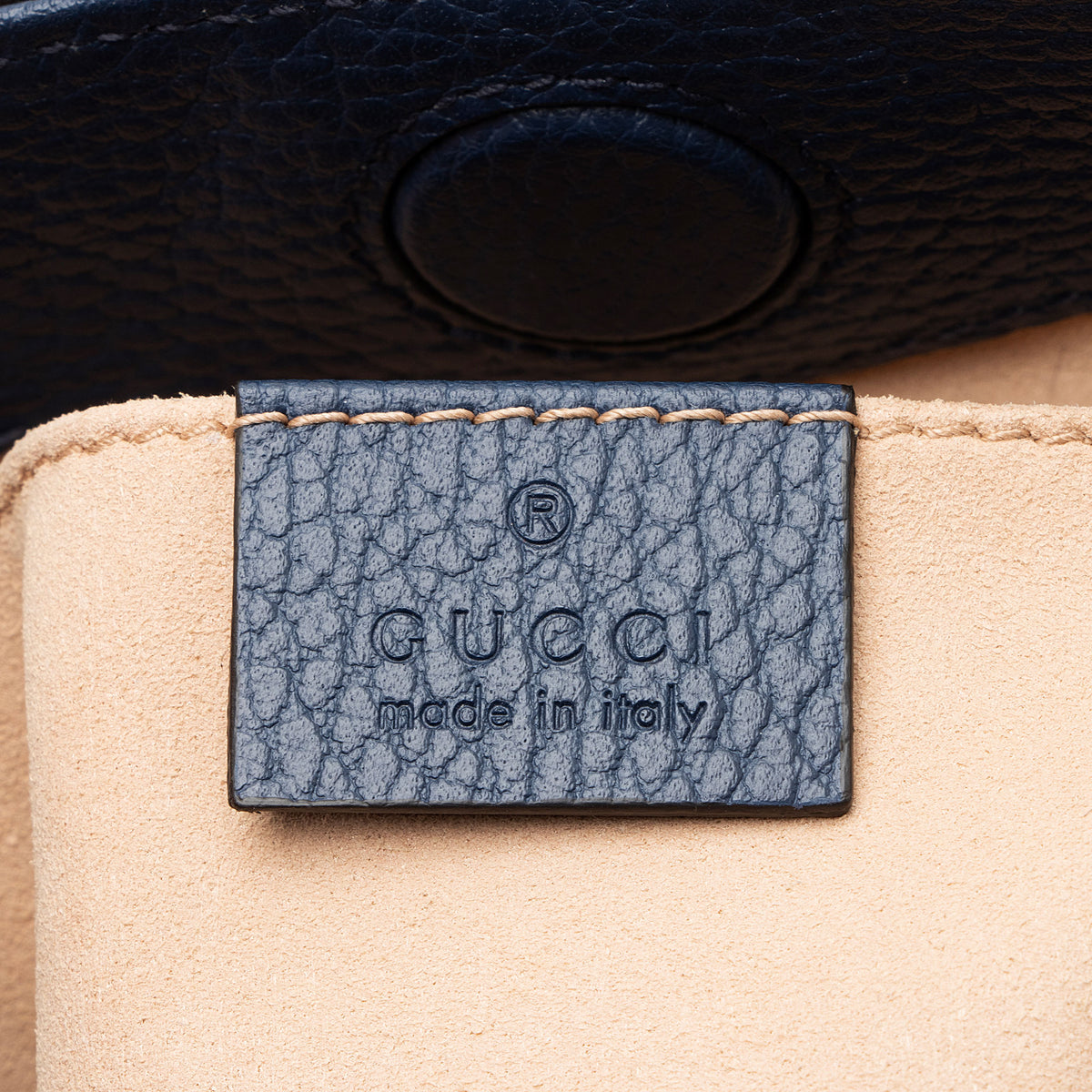 Gucci Leather Bamboo Nymphaea Small Top Handle