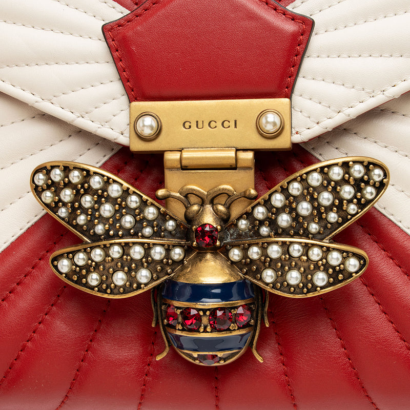 Gucci Leather Bamboo Queen Margaret Top Handle (SHF-CF7LJ0)