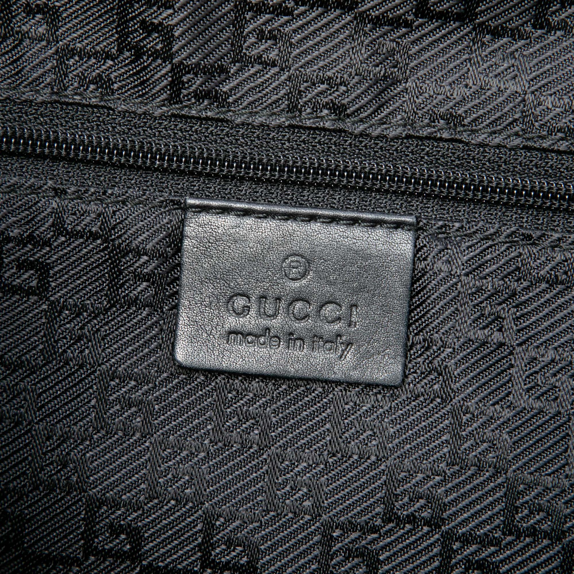 Gucci Leather Bamboo Satchel