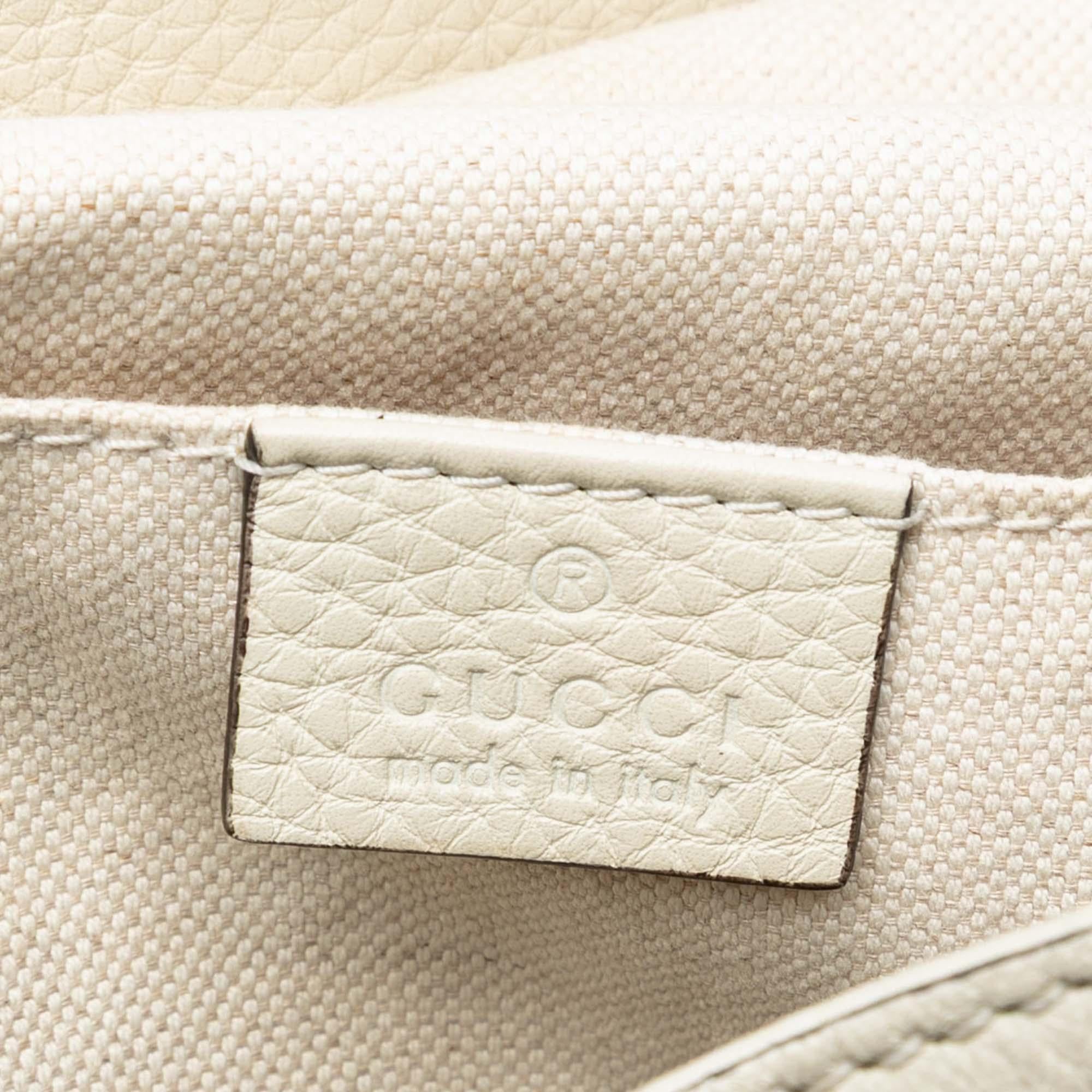 Gucci Leather Bamboo Tassel Backpack