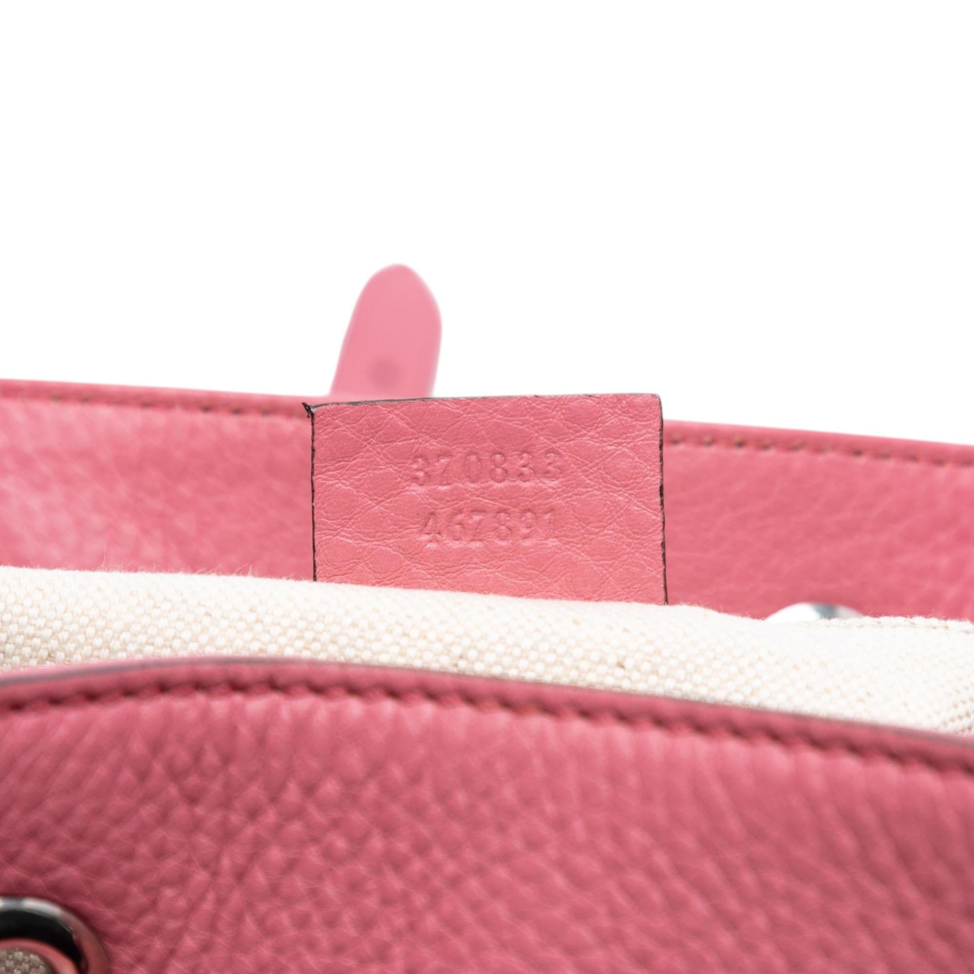 Gucci Leather Bamboo Tassel Backpack