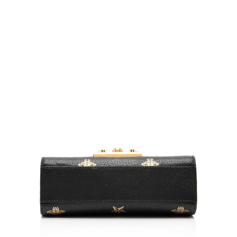 Gucci Leather Bee & Star Padlock Mini Shoulder Bag (SHF-23887) – LuxeDH