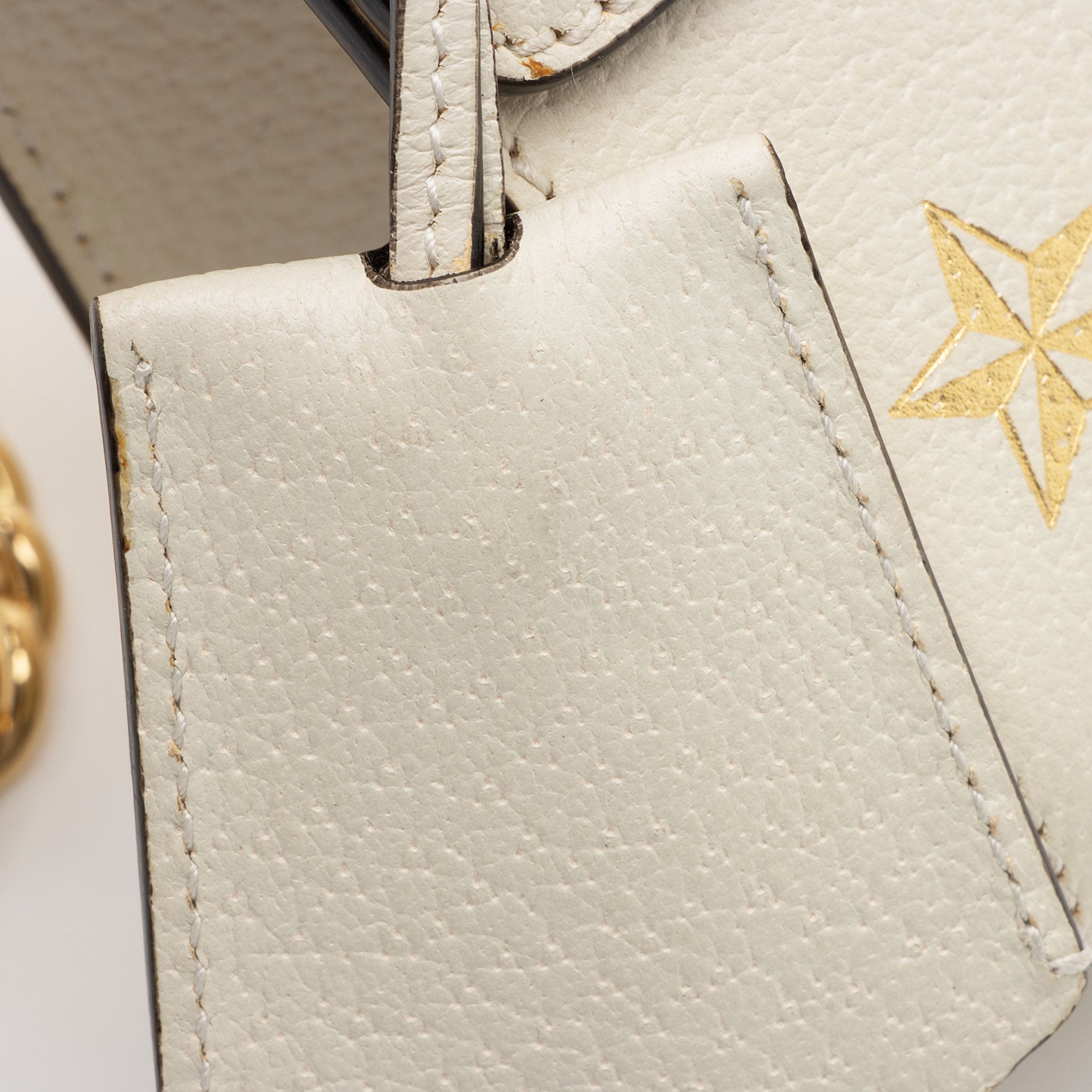 Gucci Leather Bee & Star Padlock Mini Shoulder Bag