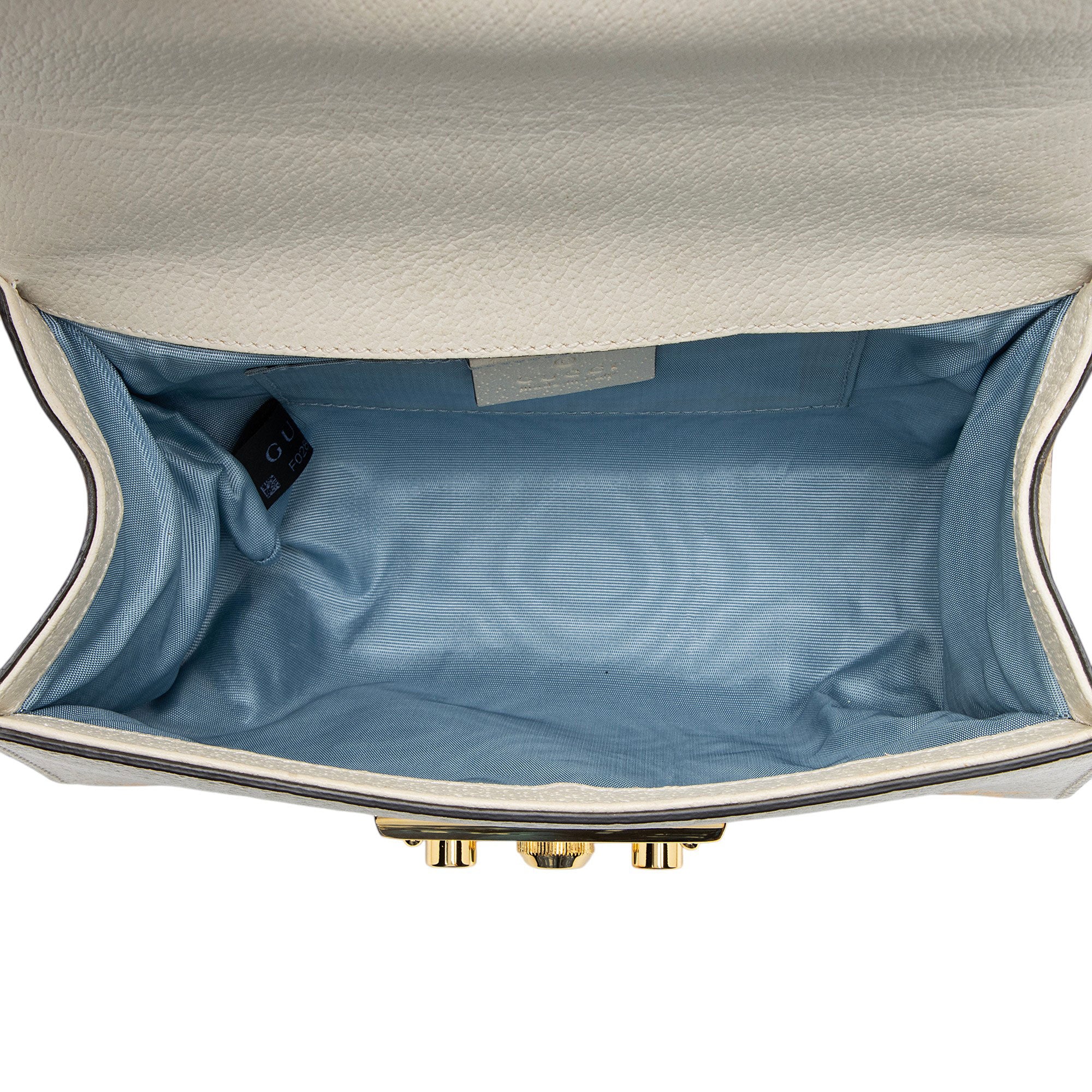 Gucci Leather Bee & Star Padlock Mini Shoulder Bag