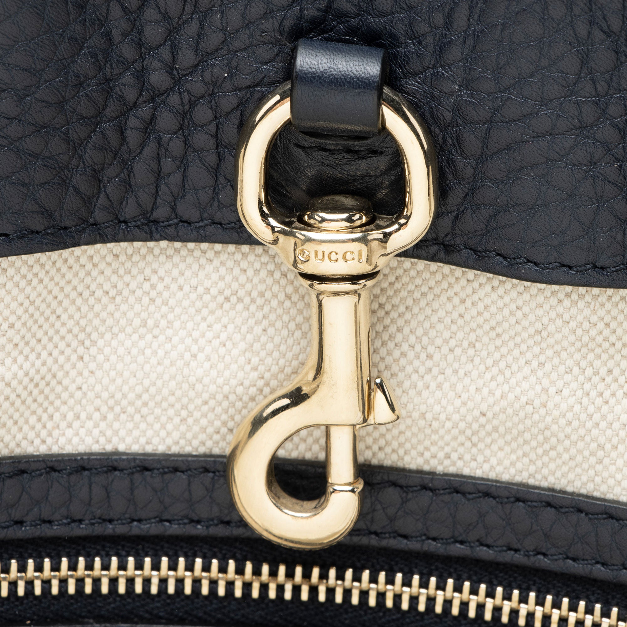 Gucci Leather Bella Medium Tote