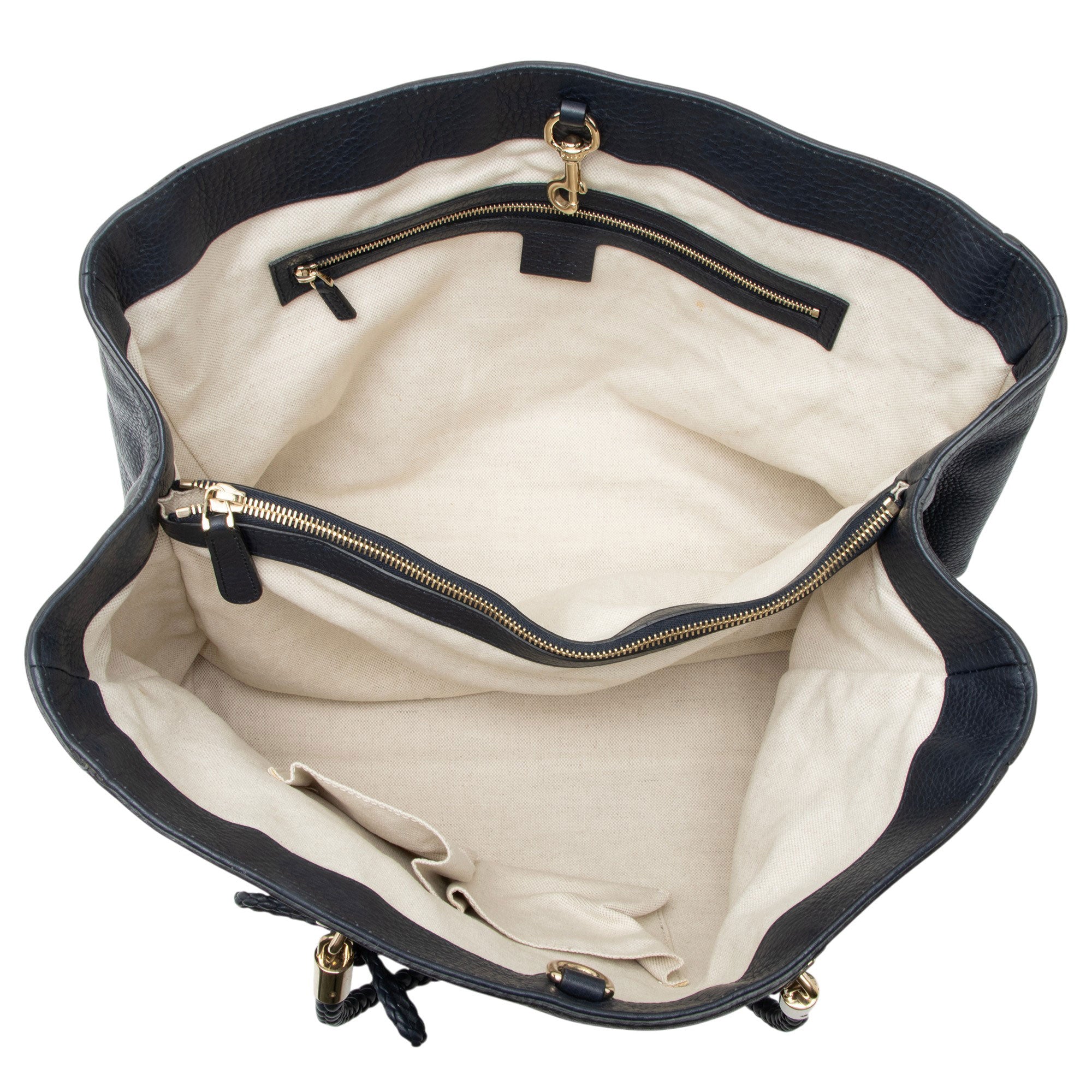 Gucci Leather Bella Medium Tote