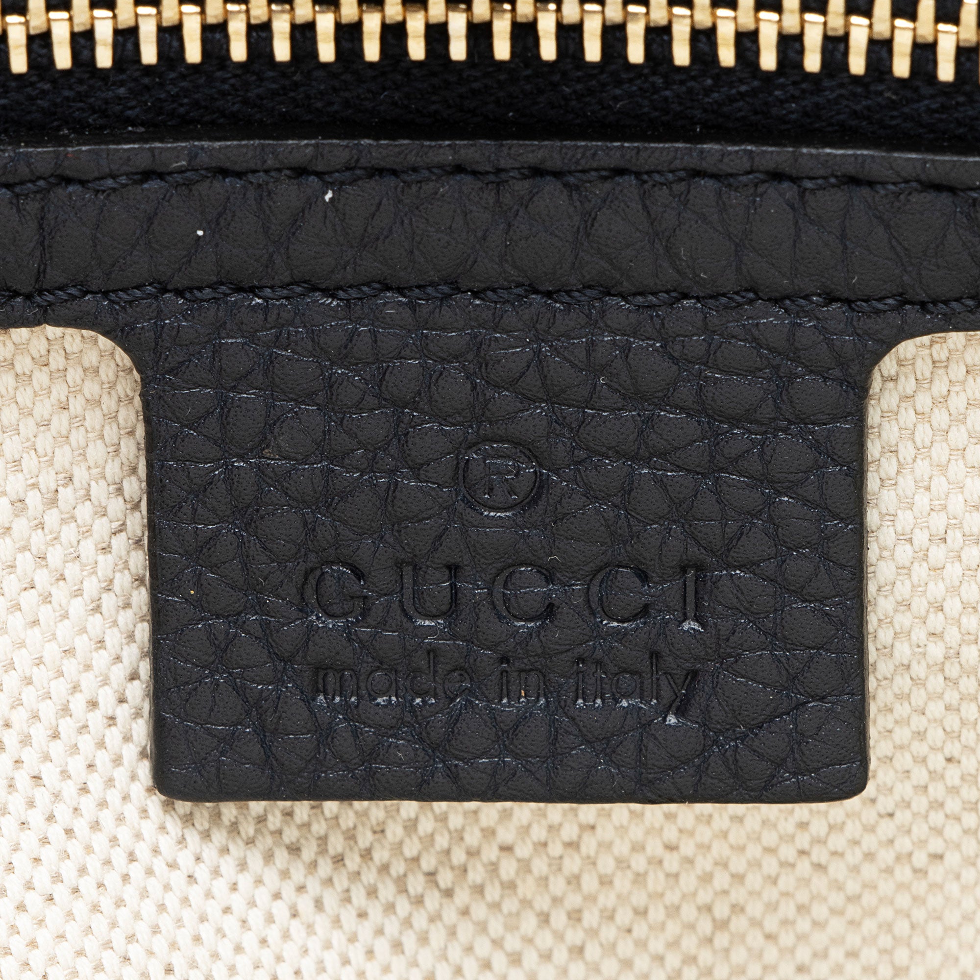Gucci Leather Bella Medium Tote