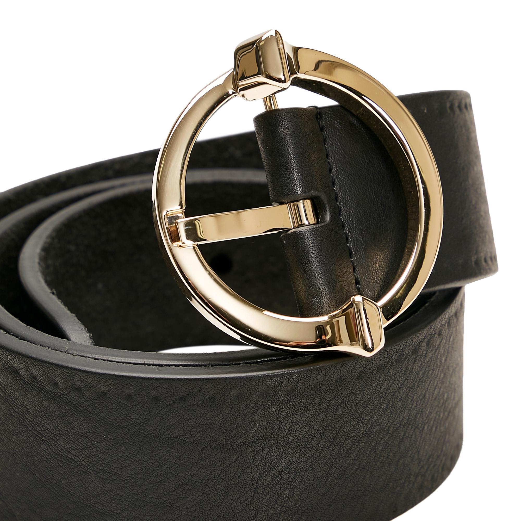 Gucci Leather Belt - 40 / 100.50 (SHG-37776)