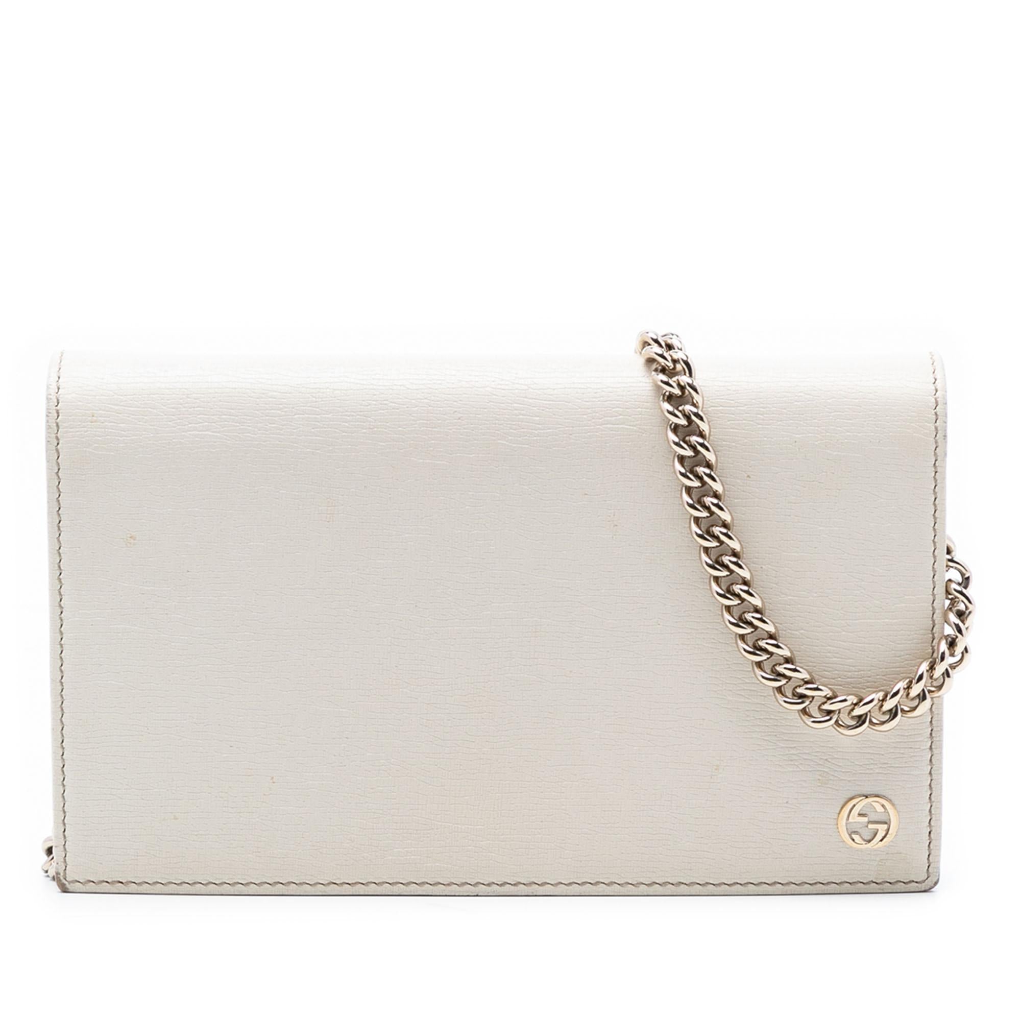 Gucci Leather Betty Wallet On Chain