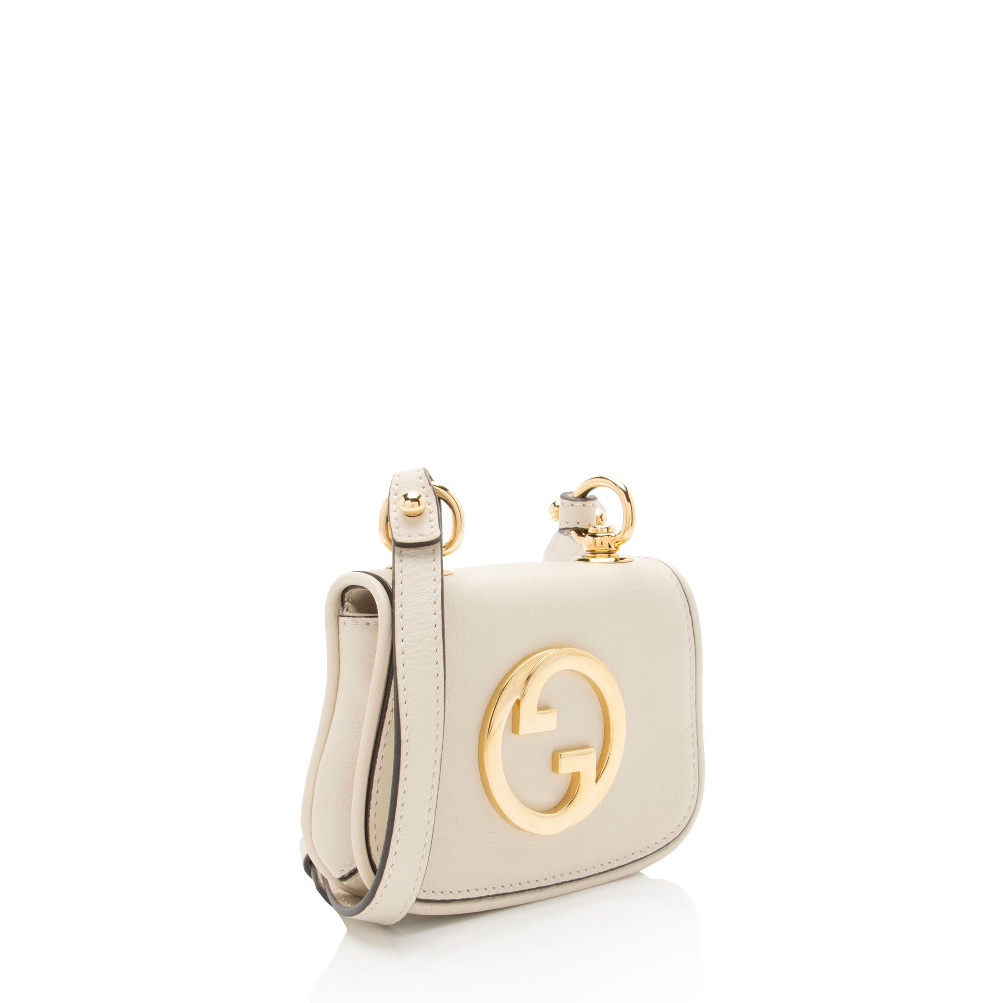 Gucci Leather Blondie Card Case on Strap