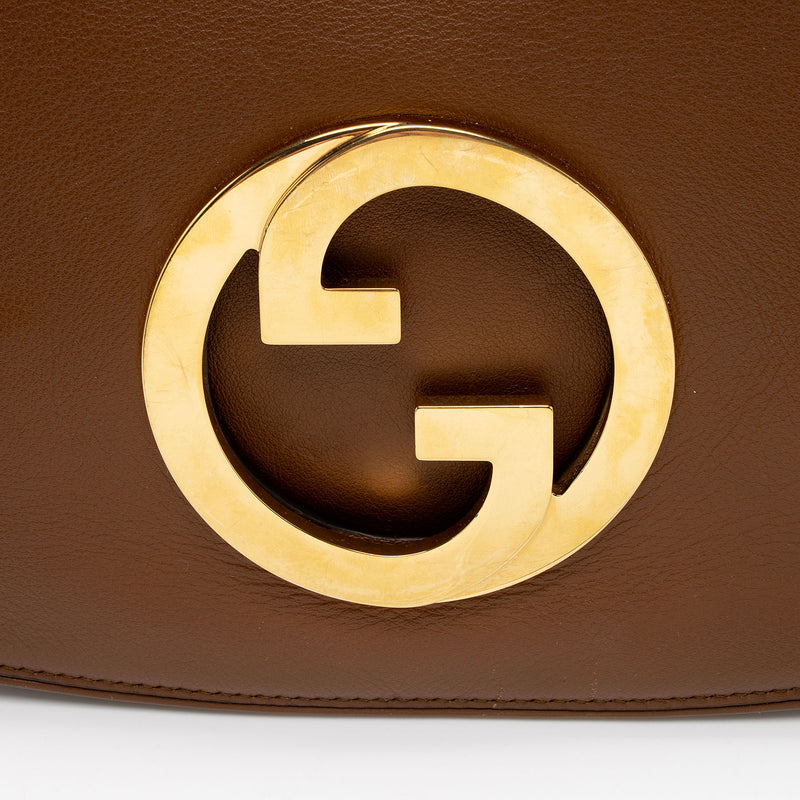 Gucci Leather Blondie Medium Shoulder Bag (SHF-5MZJz2)