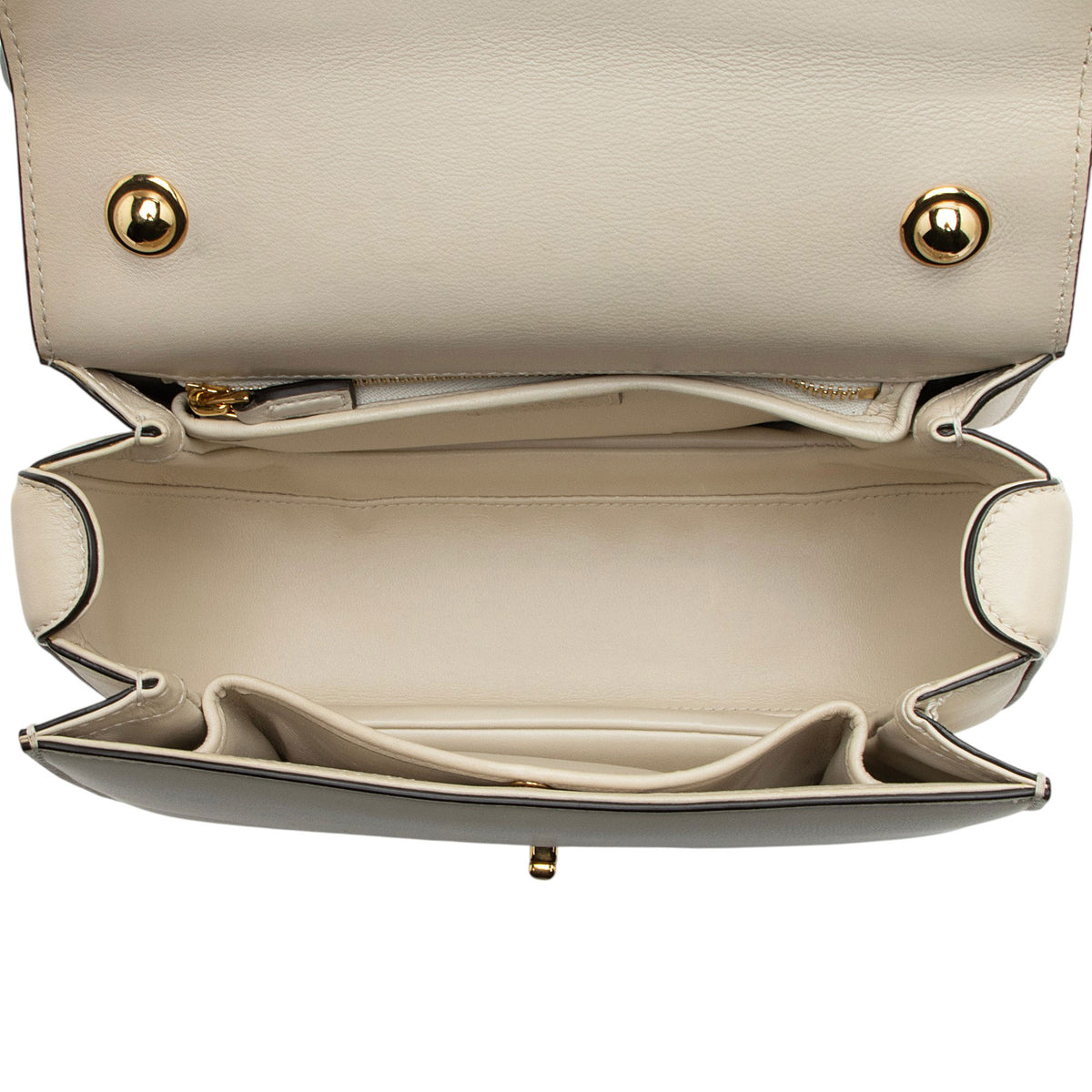 Gucci Leather Blondie Turnlock Top Handle