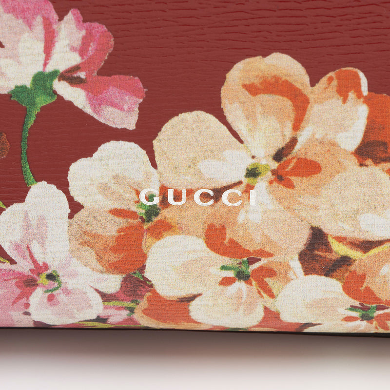 Gucci Leather Blooms Bamboo Daily Medium Satchel (SHF-YKON9B)