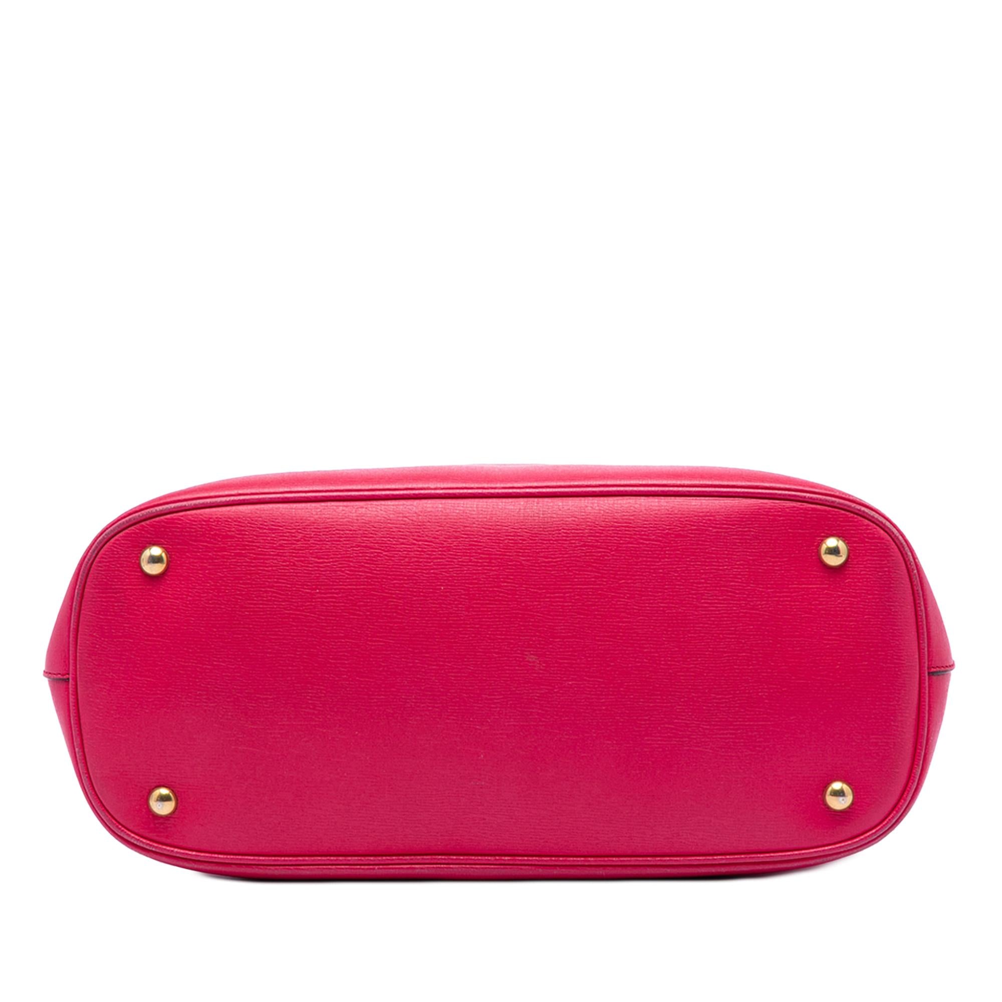 Gucci Leather Bright Bit Satchel
