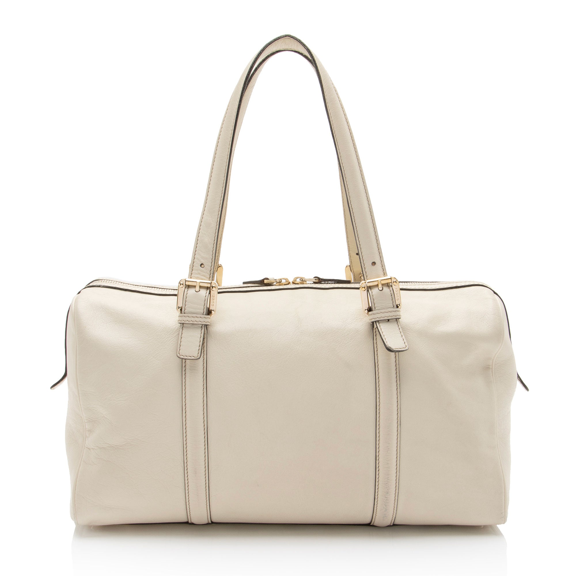 Gucci Leather Britt Boston Bag
