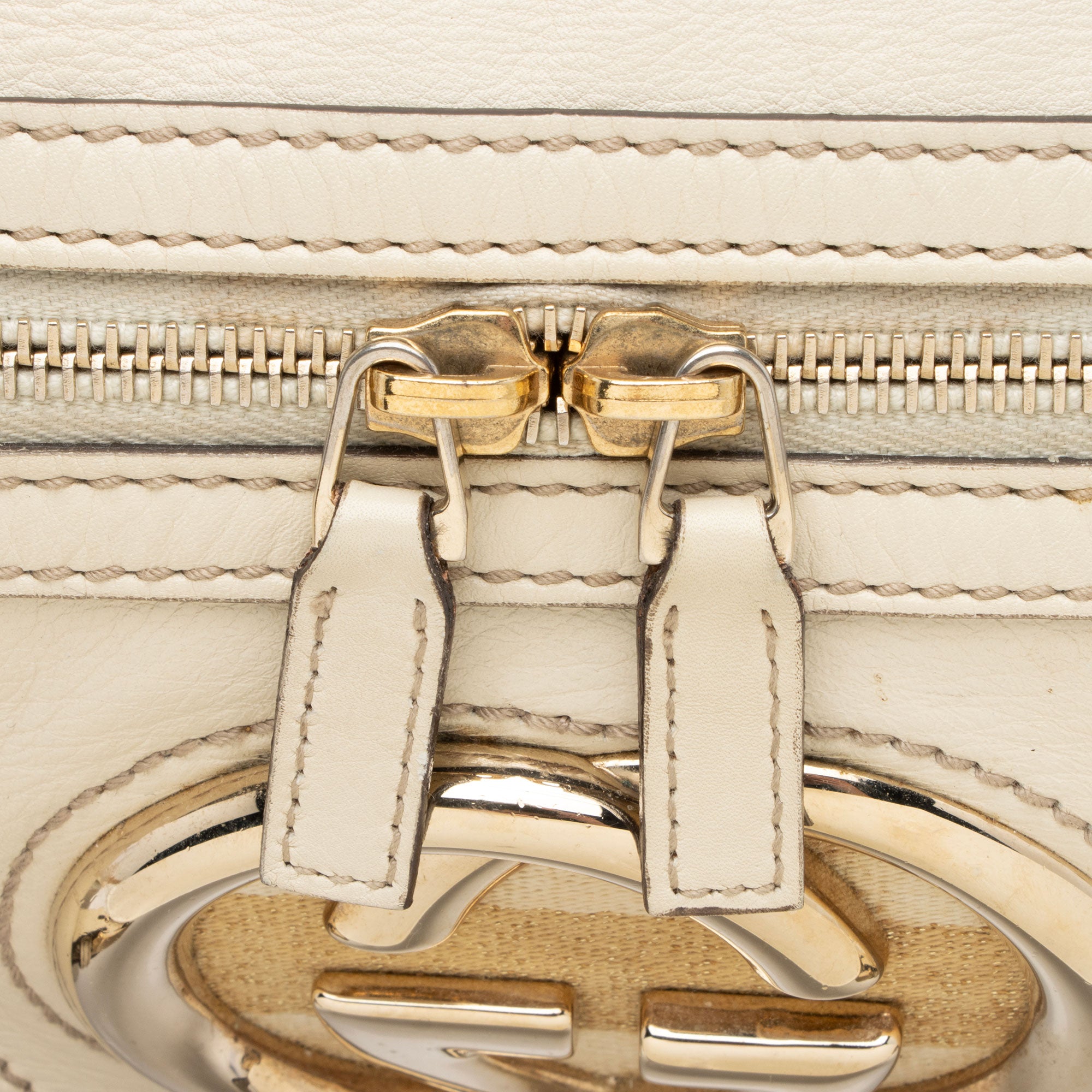 Gucci Leather Britt Boston Bag