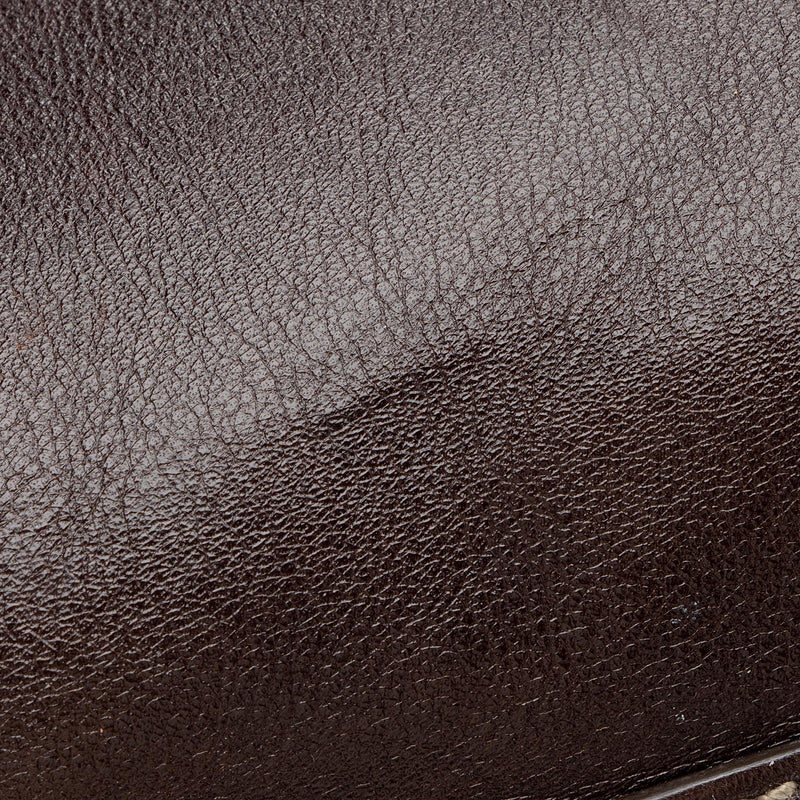 Gucci Leather Britt Large Tote (SHF-23095)