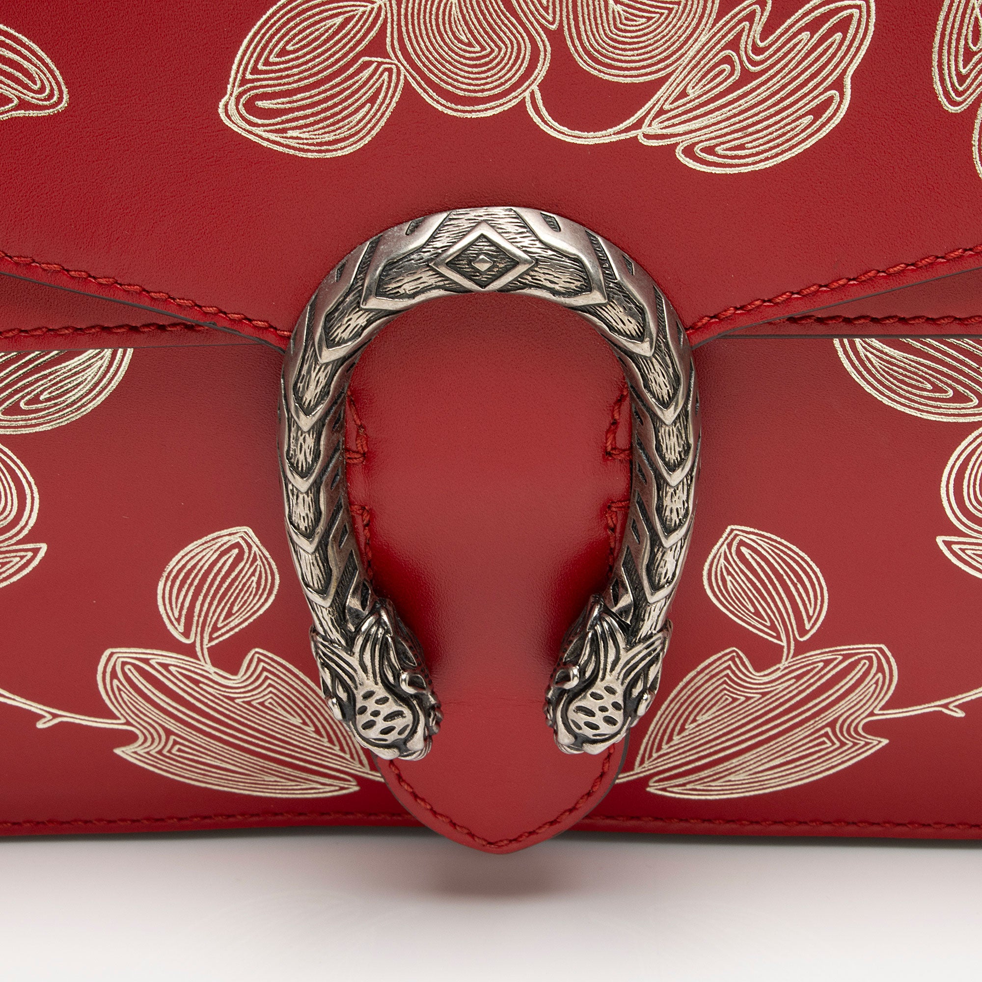 新品☆超レアGUCCI壁掛け Gucci Leather Chinese New Year Dionysus Medium Shoulder Bag