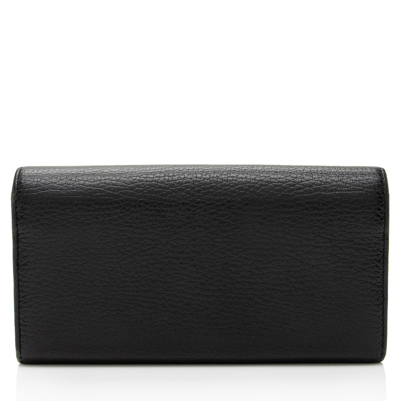 Gucci Leather Continental Wallet (SHF-jdCox7)