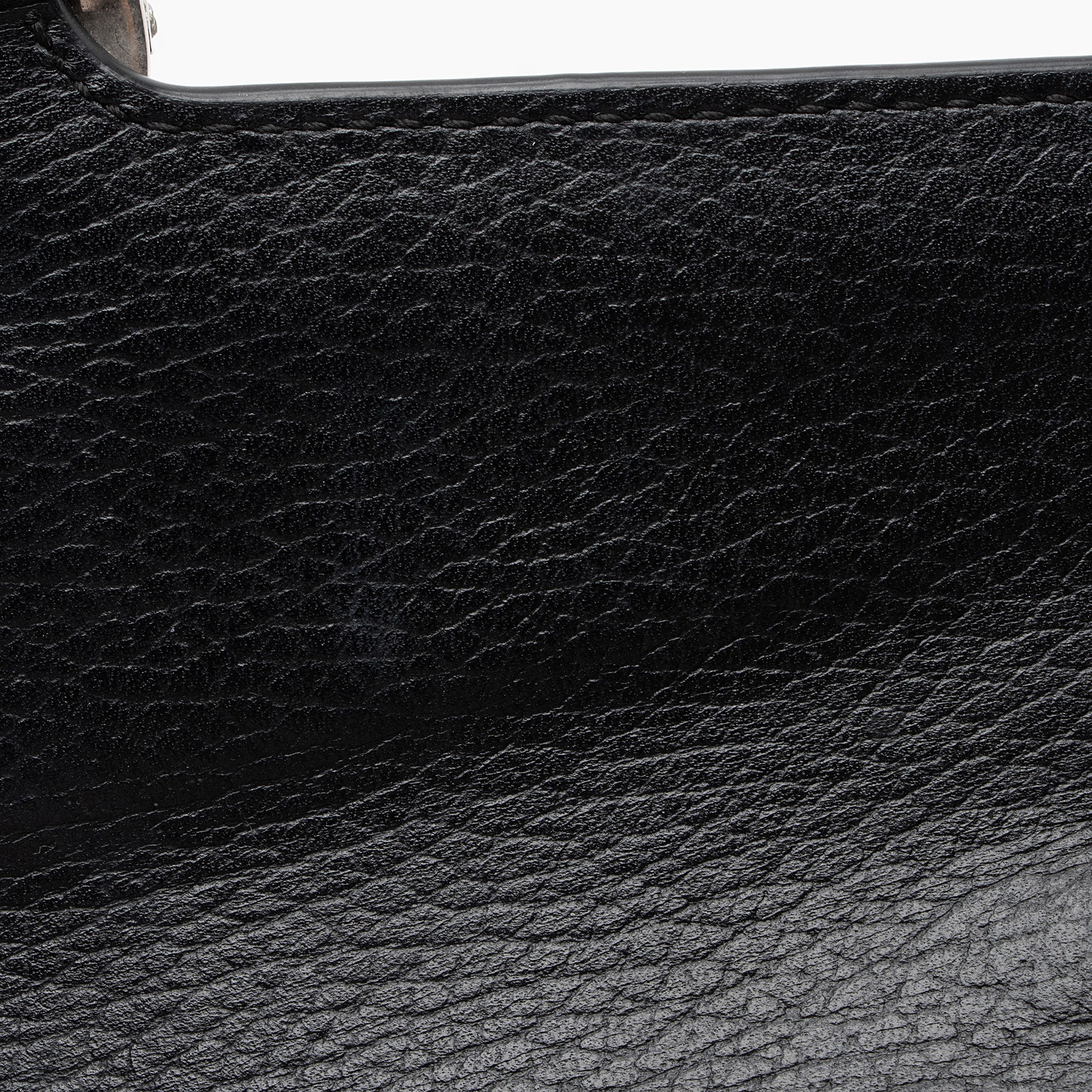 Gucci Leather Crystal Dionysus Chain Wallet