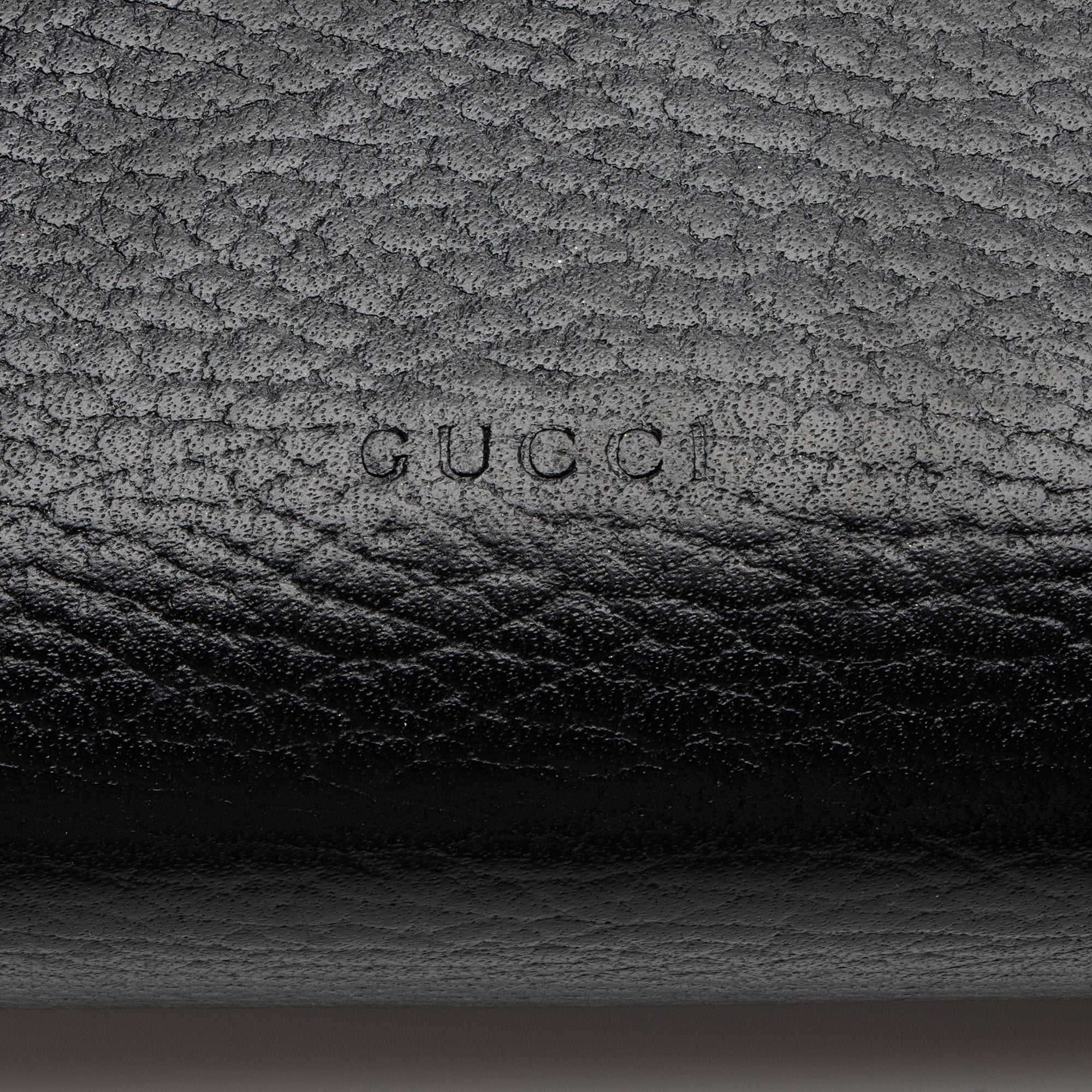 Gucci Leather Crystal Dionysus Chain Wallet