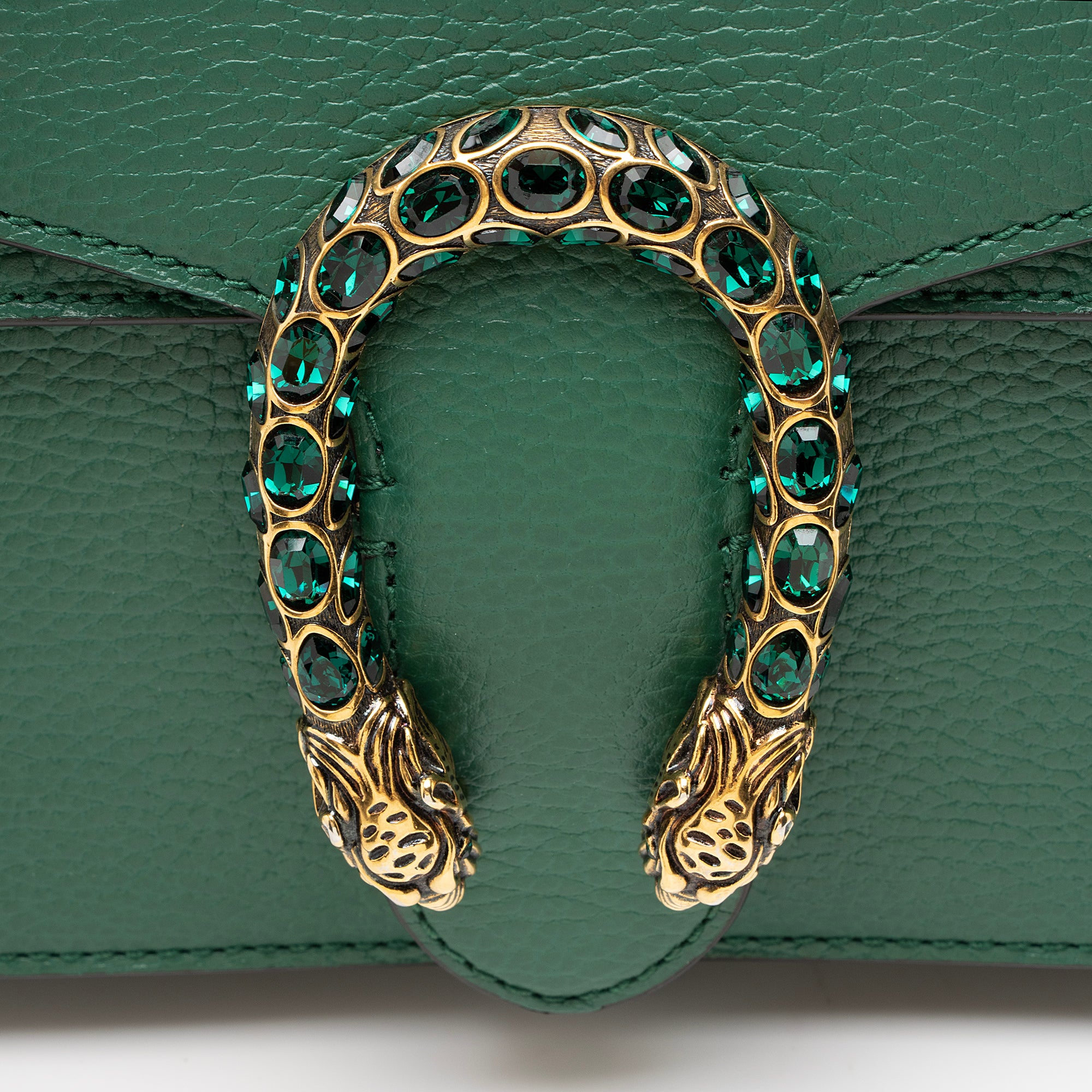 Gucci Leather Crystal Dionysus Medium Shoulder Bag