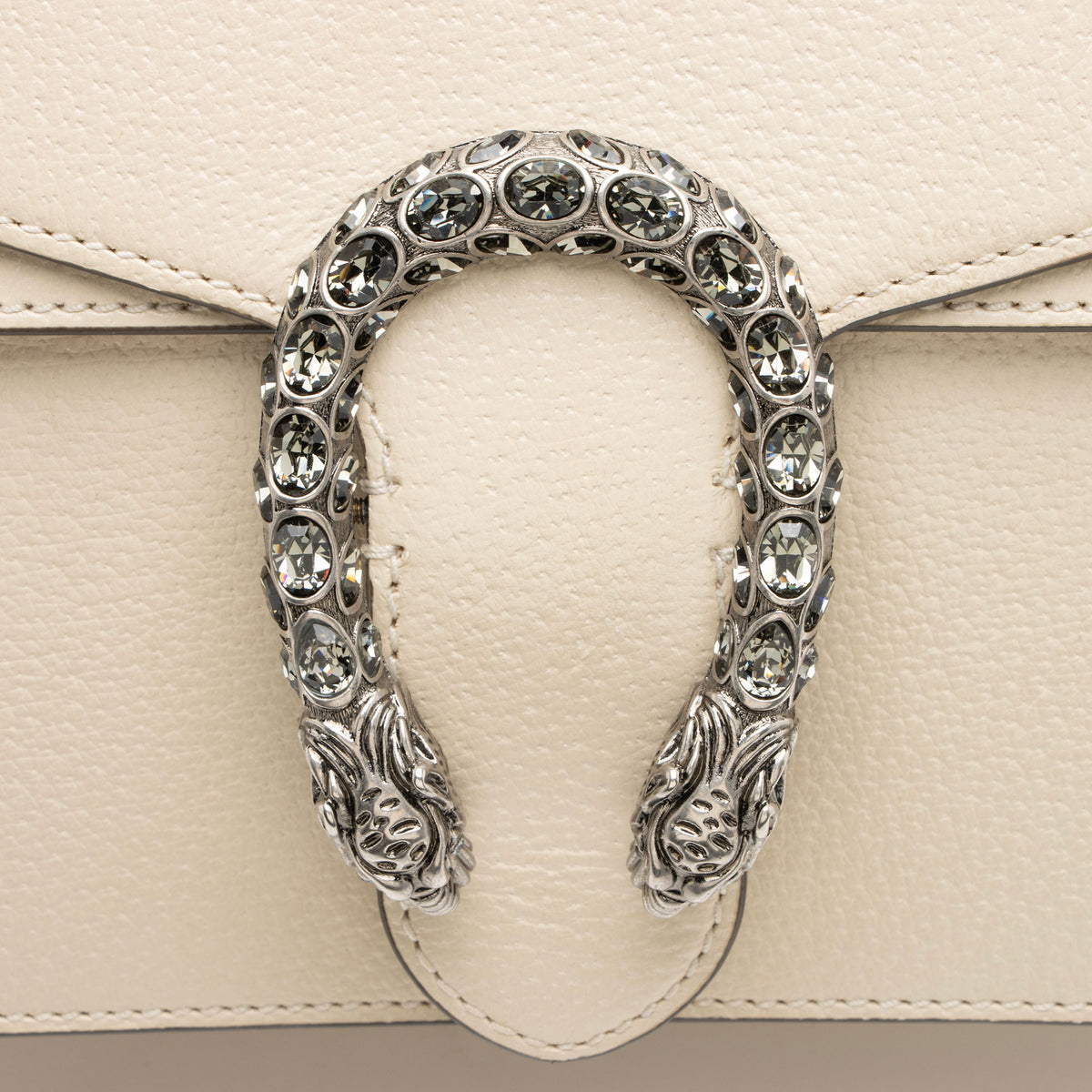 Gucci Leather Crystal Dionysus Medium Shoulder Bag