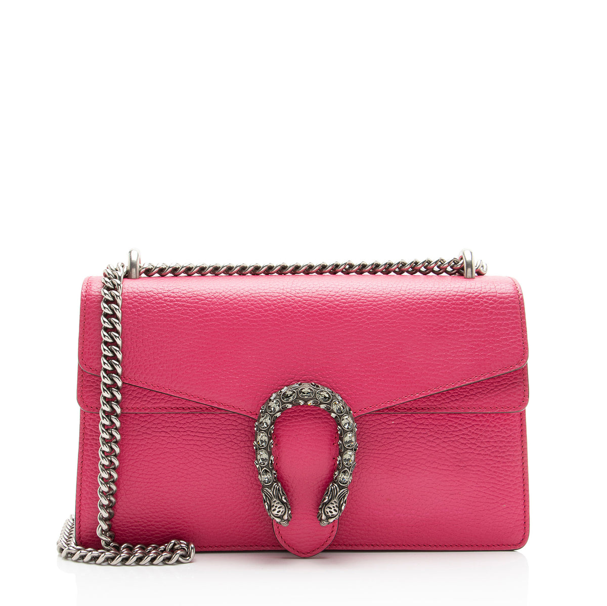 Gucci Leather Crystal Dionysus Medium Shoulder Bag